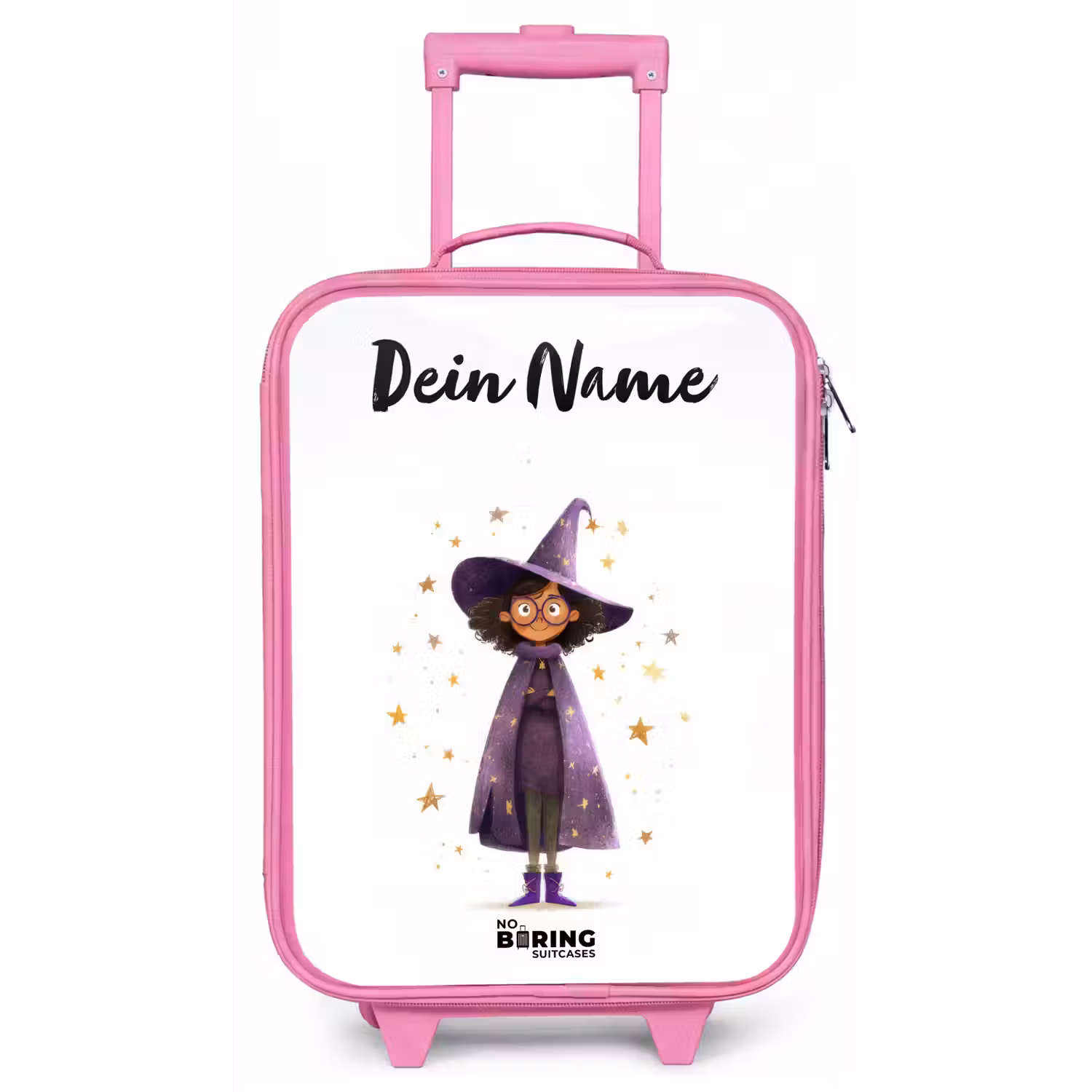 De paarse tovenaarsmantel Kinderkoffer - Roze klein -zz3dotto