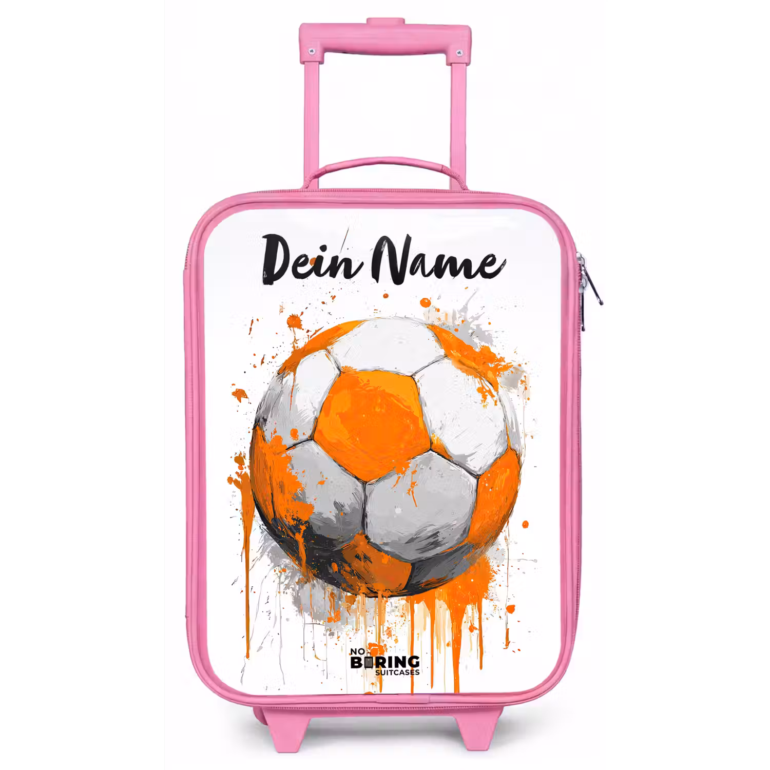 Voetbalvibes - Verf - Oranje Kinderkoffer - Roze klein -zz3dotto