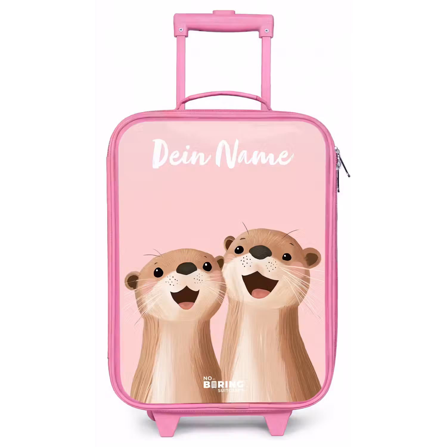 Glimlach - Otters - Roze - Illustratie Kinderkoffer - Roze klein -zz3dotto