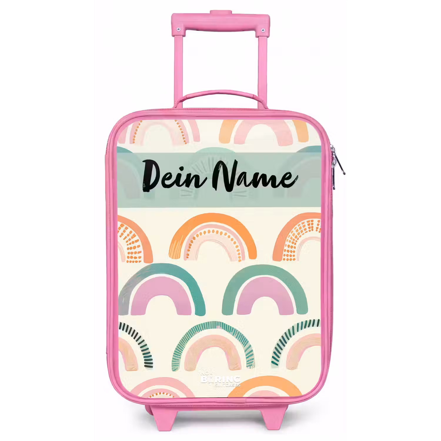 Regenboog - Pastel - Patroon Kinderkoffer - Roze klein -zz3dotto