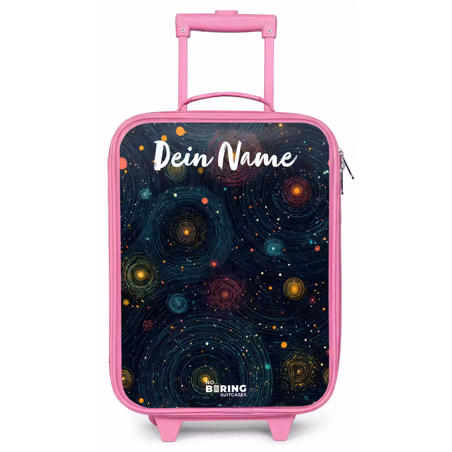 Sterren - Planeten - Kleurrijk Kinderkoffer - Roze klein -zz3dotto