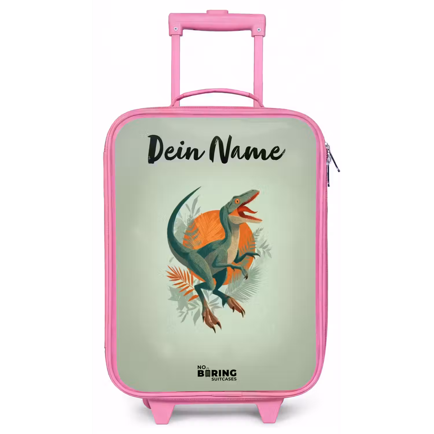 Dier - Dino - Natuur Kinderkoffer - Roze klein -zz3dotto