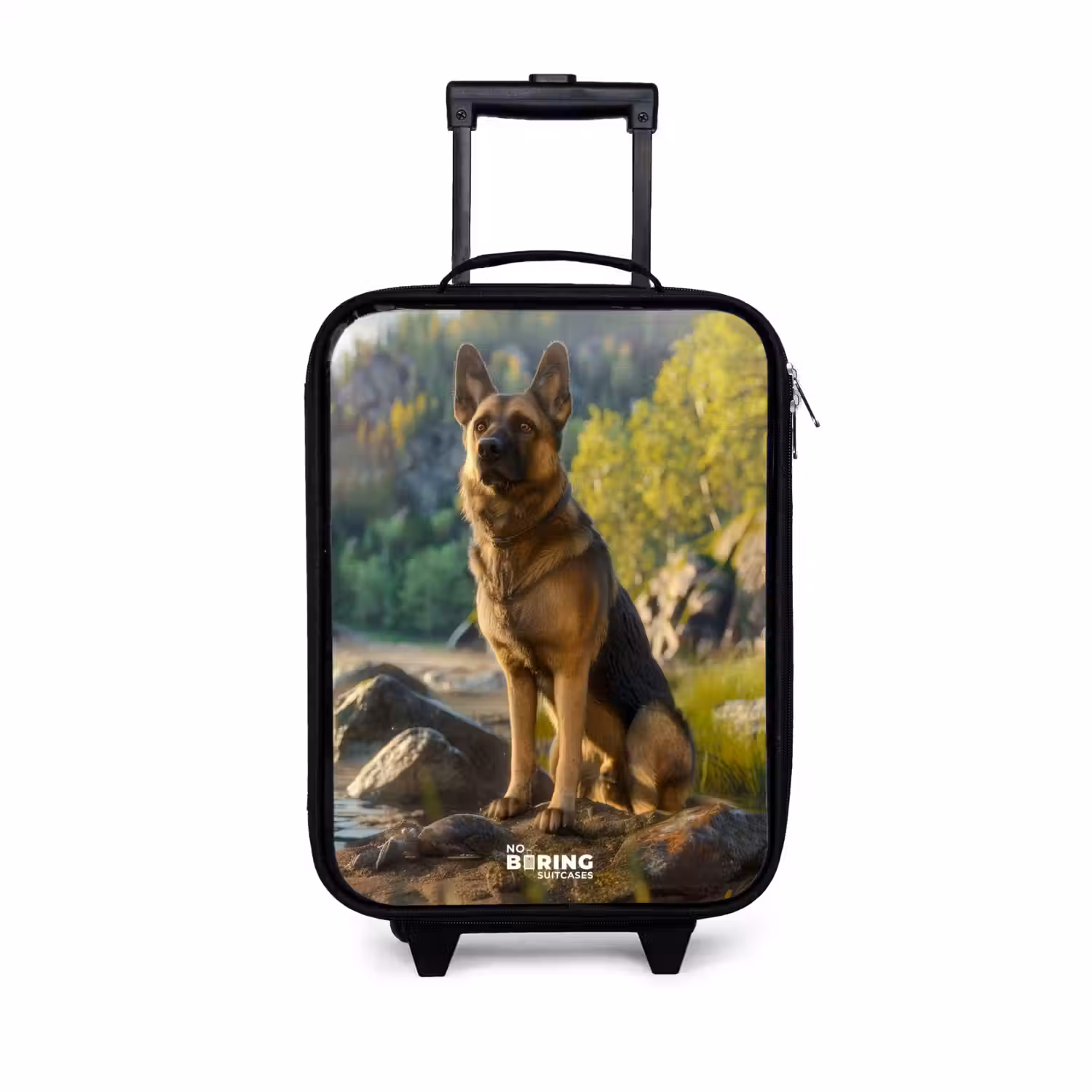 Hessel herder Kinderkoffer - Zwart klein -3d