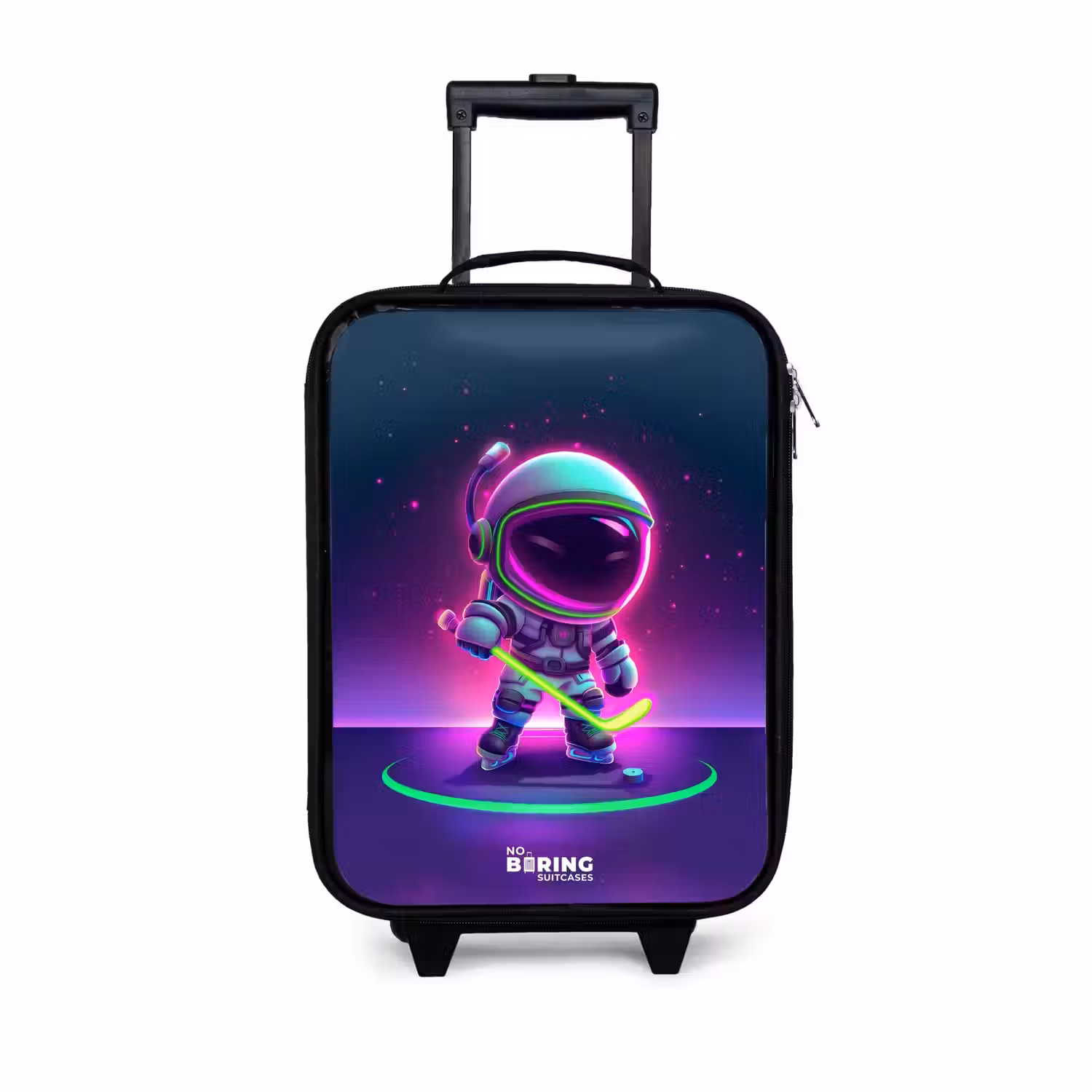 Space hockey Kinderkoffer - Zwart klein -3d