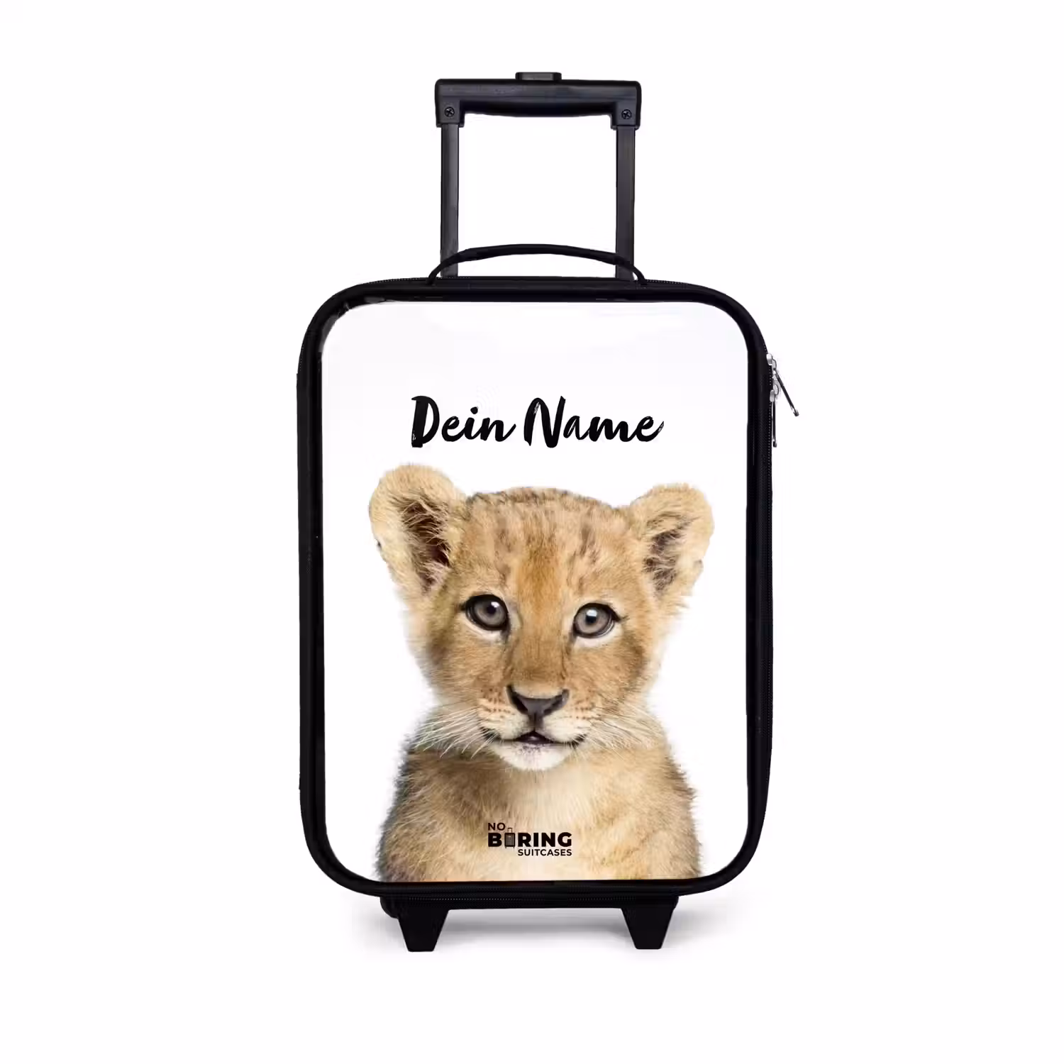 Winnie Welpje Kinderkoffer - Zwart klein -3d