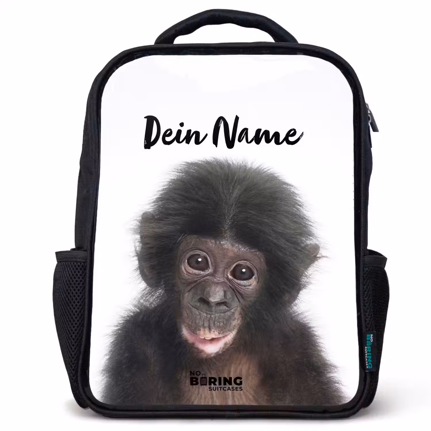 Charlie Chimp Rugzak - Zwart middel -3d