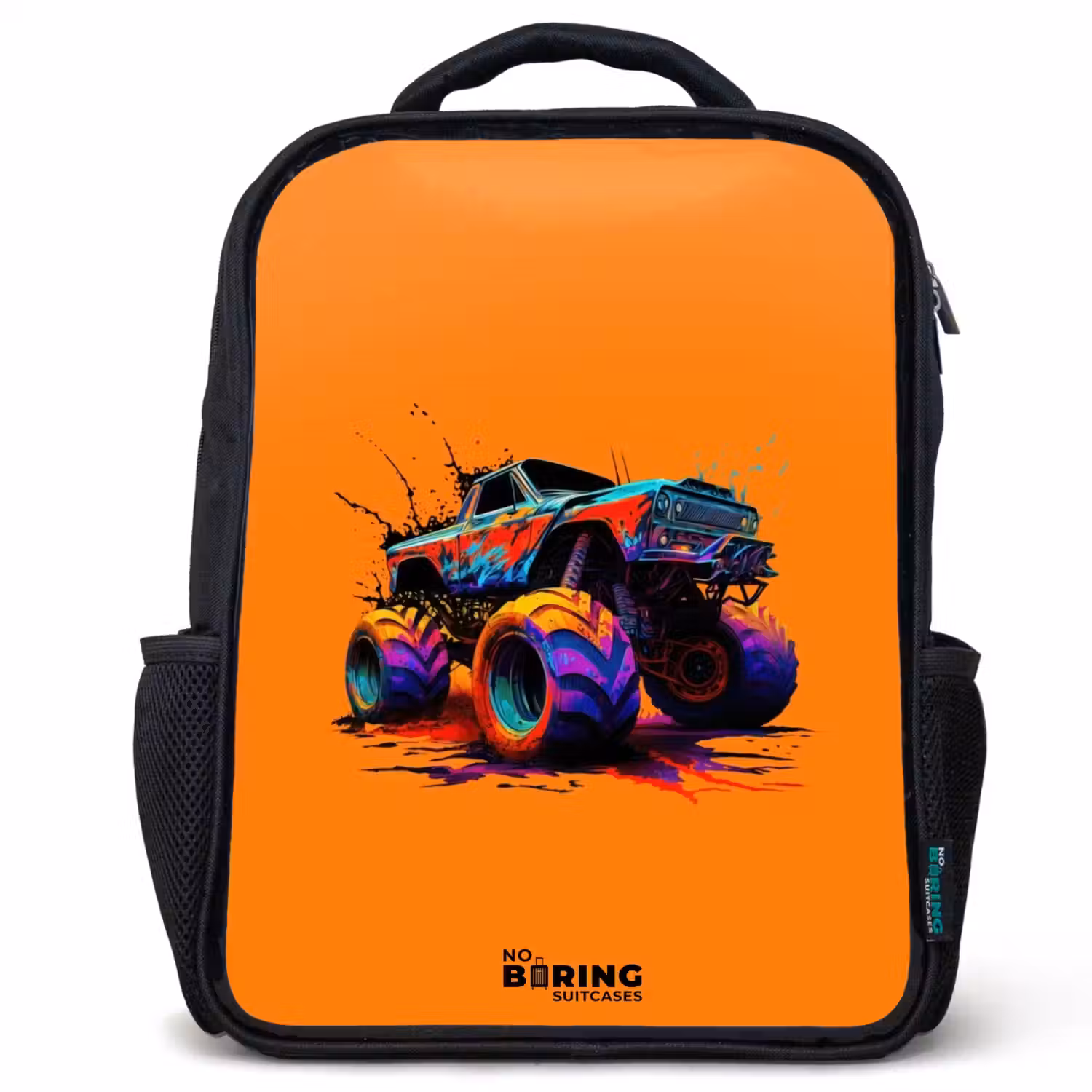 Rainbow Wheels Rugzak - Zwart middel -3d