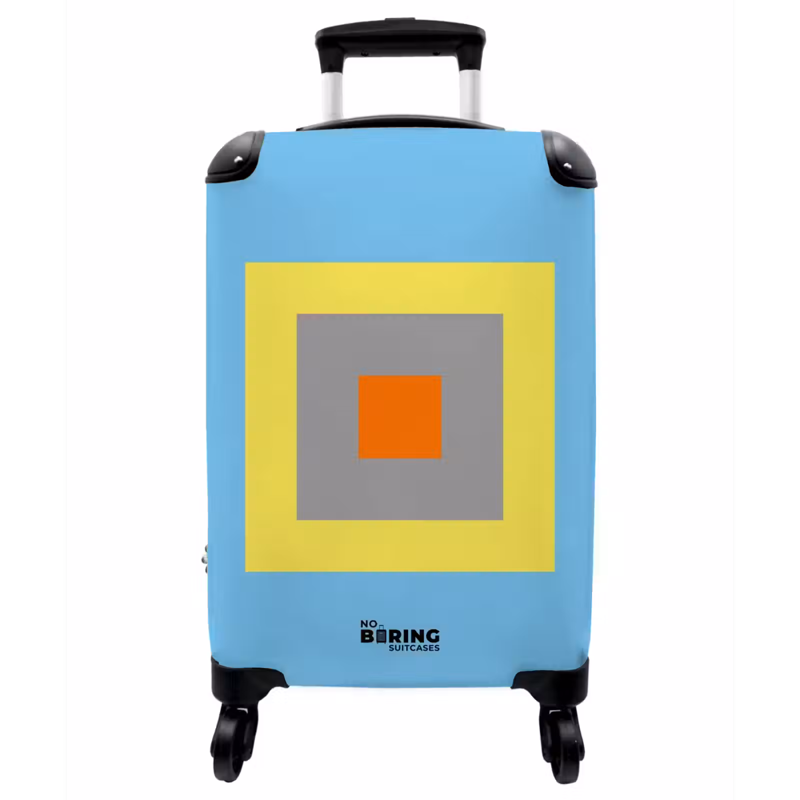 Koffer - Abstrakt – Geometrisch – Farbenfroh – Modern – Formen - Abstract - Geometrisch - Kleurrijk - Modern - Vormen NBS - Handbagage koffer - Vrouwen middel