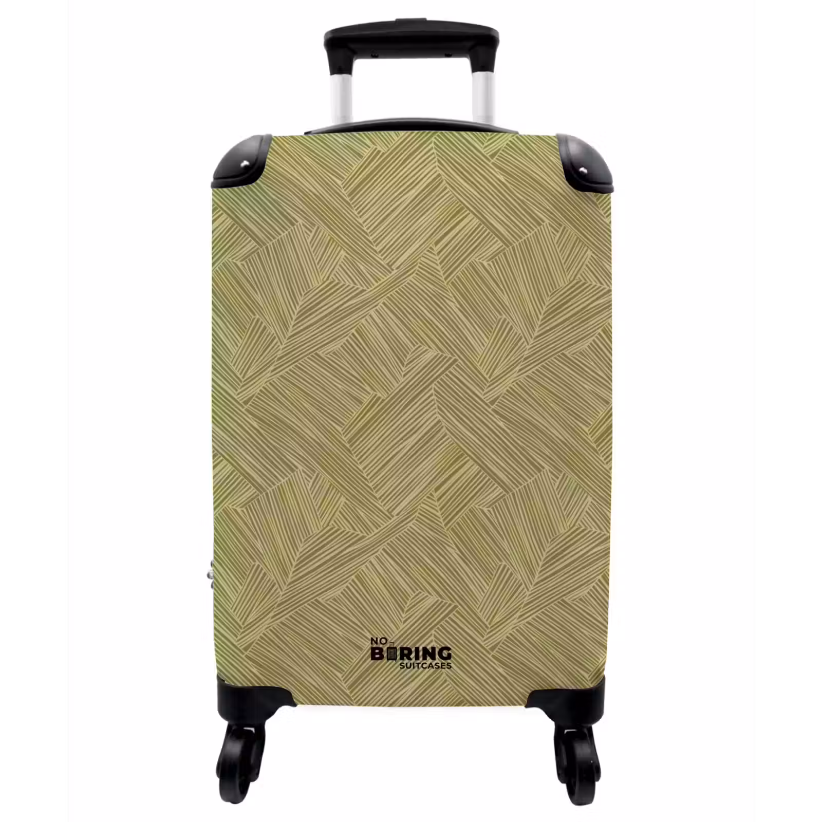 Koffer - Abstrakt – Modern – Grün - Abstract - Modern - Groen NBS - Handbagage koffer - Vrouwen middel
