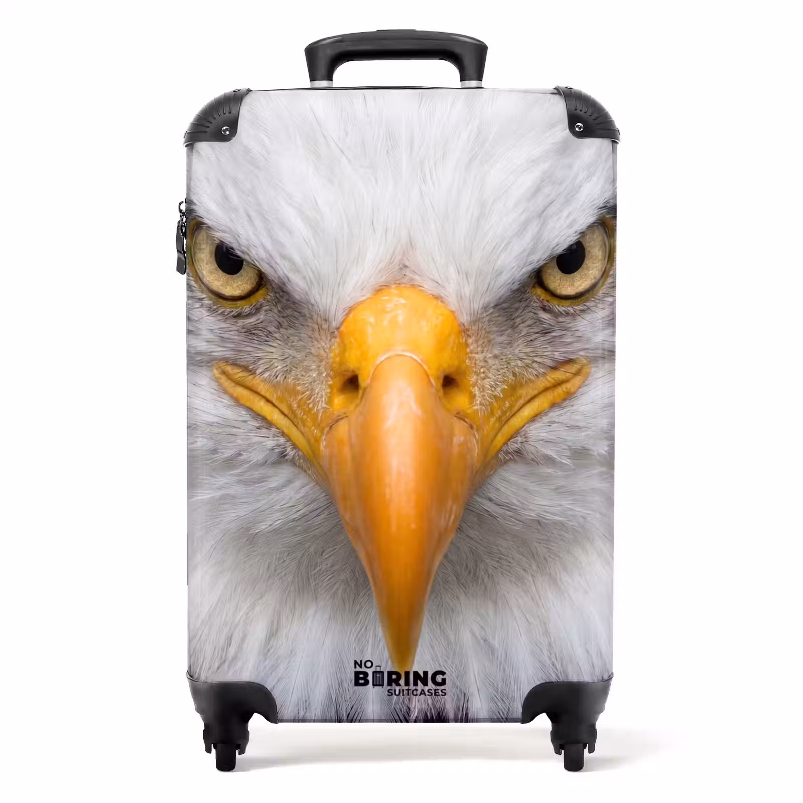Koffer - Amerikanisch – Weißkopfseeadler – Porträt – Gelb - Amerikaans - Zeearend - Portret - Geel NBS - Handbagage koffer - Volwassenen Unisex middel