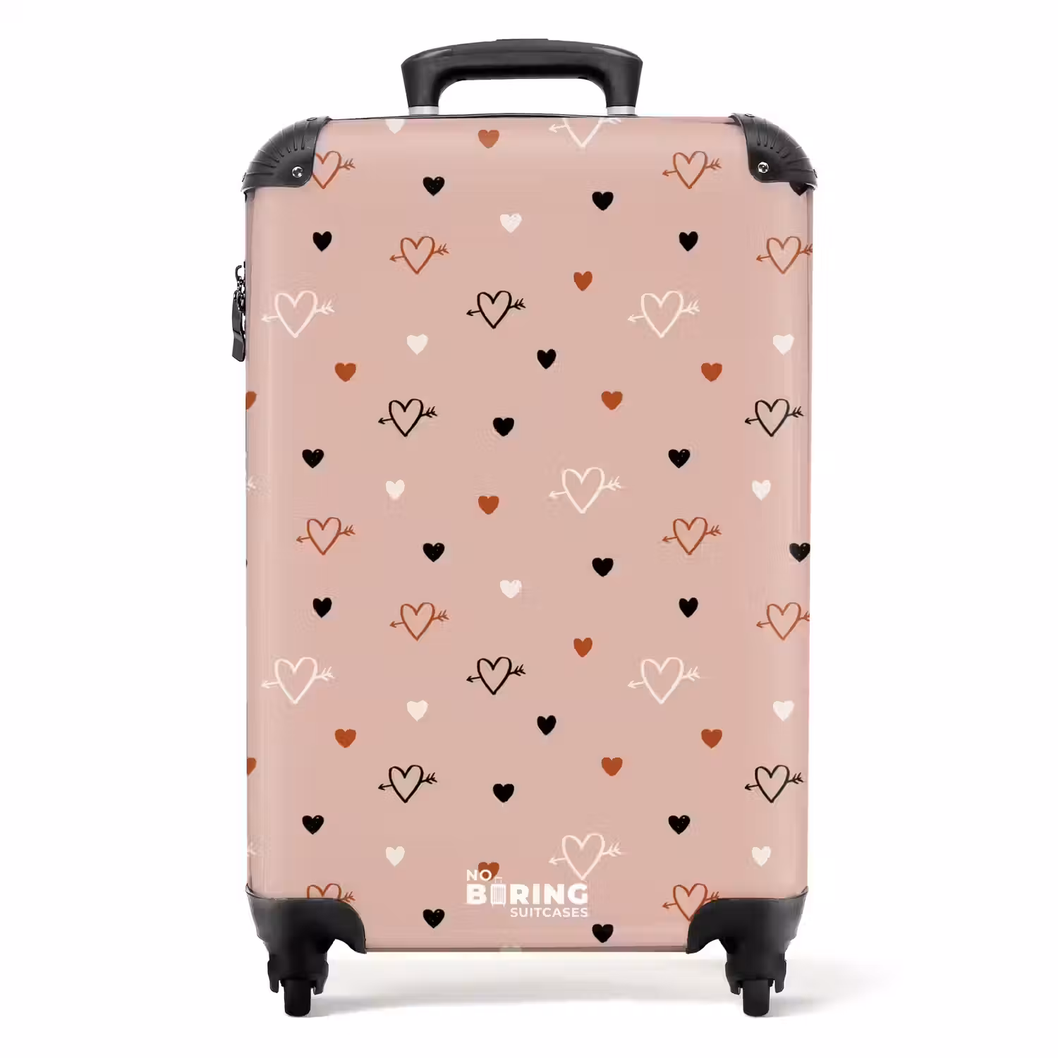 Cupido's hartjes NBS - Handbagage koffer - Volwassenen Unisex middel -productfoto_recht