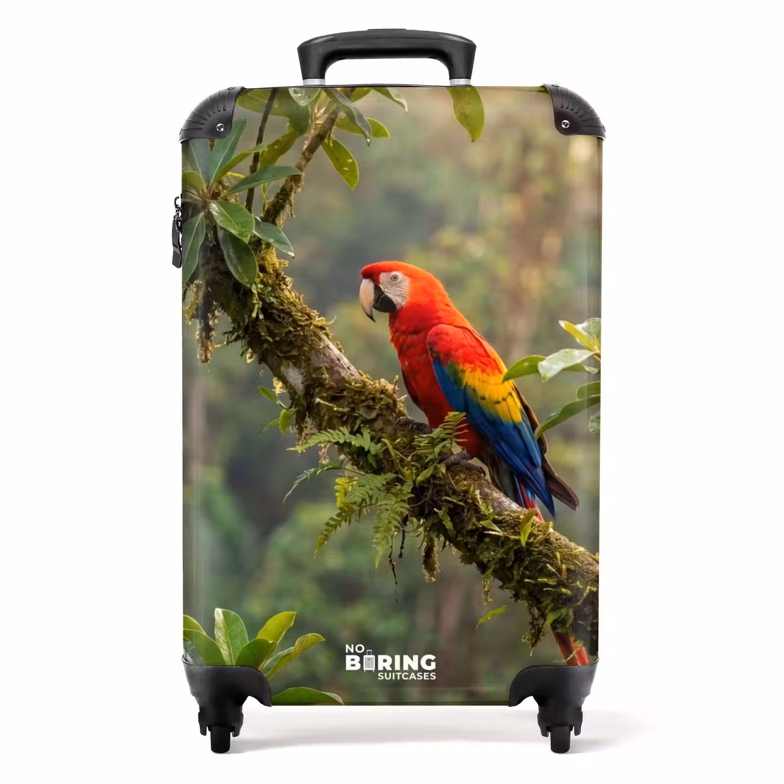 Koffer - Ara – Dschungel – Rot - Ara - Jungle - Rood NBS - Handbagage koffer - Volwassenen Unisex middel