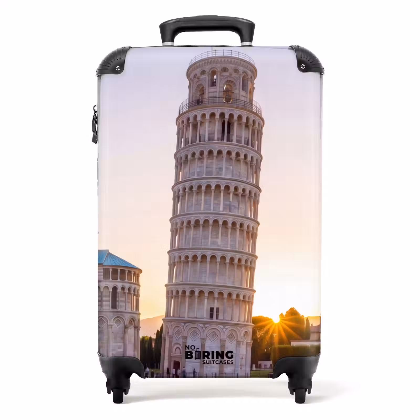 Koffer - Architektur – Turm – Pisa – Italien – Sonnenuntergang - Architectuur - Toren - Pisa - Italië - Zonsondergang NBS - Handbagage koffer - Volwassenen Unisex middel