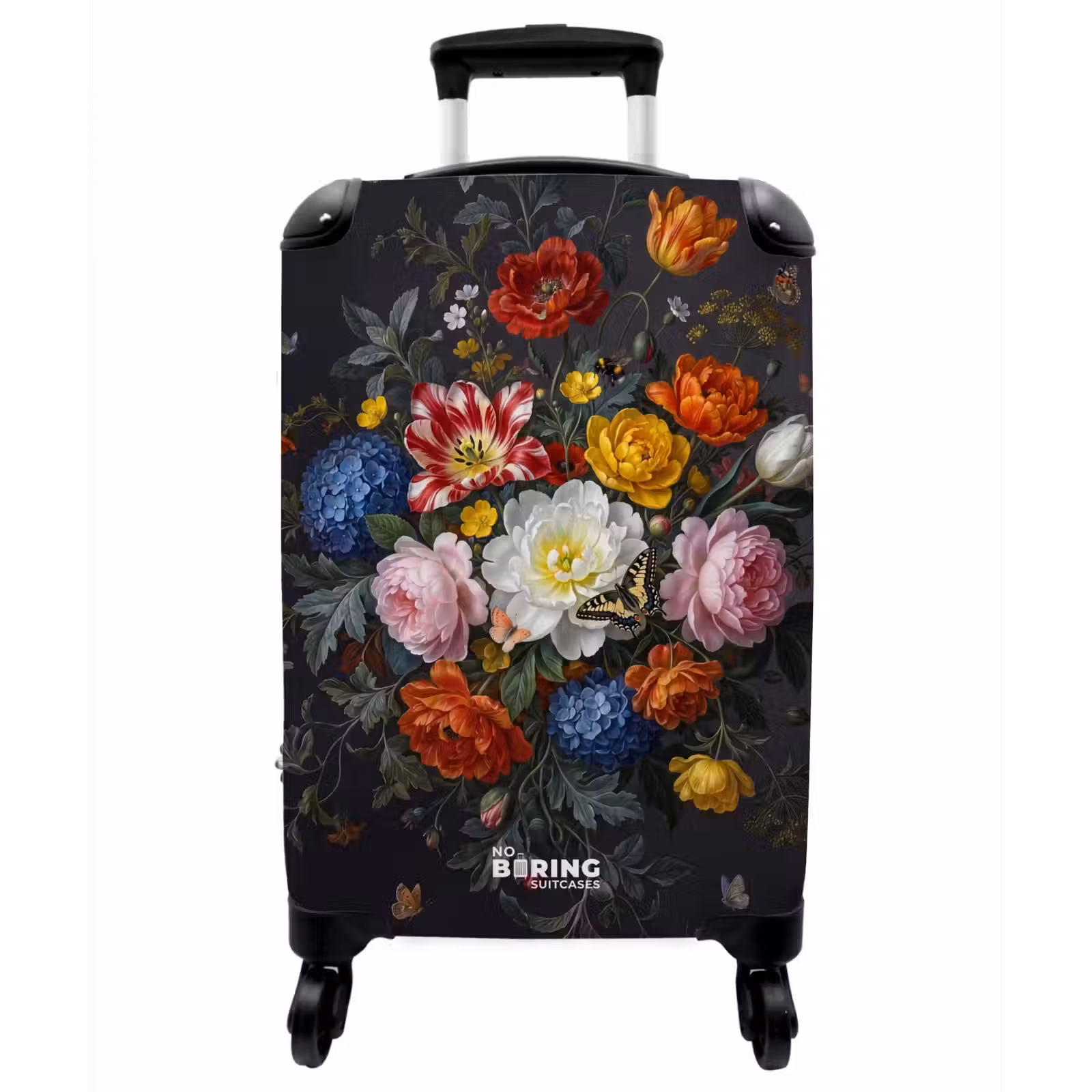 Koffer - Blumen – Blumenstrauß – Klassisch – Farbenfroh – Natur - Bloemen - Boeket - Klassiek - Kleurrijk - Natuur NBS - Handbagage koffer - Vrouwen middel