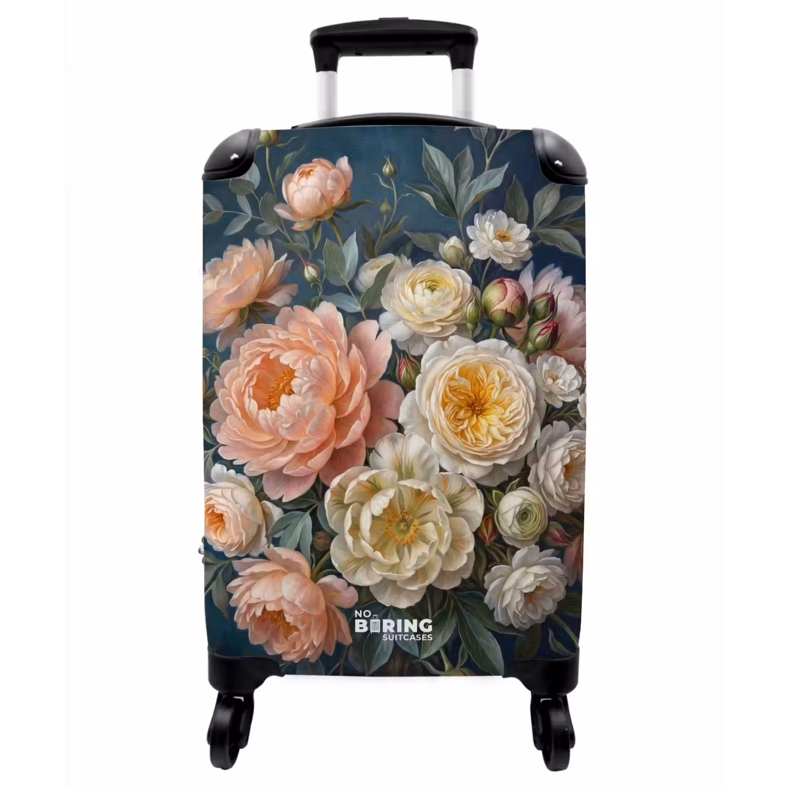 Koffer - Blumen – Blumenstrauß – Natur – Klassisch – Farbenfroh - Bloemen - Boeket - Natuur - Klassiek - Kleurrijk NBS - Handbagage koffer - Vrouwen middel