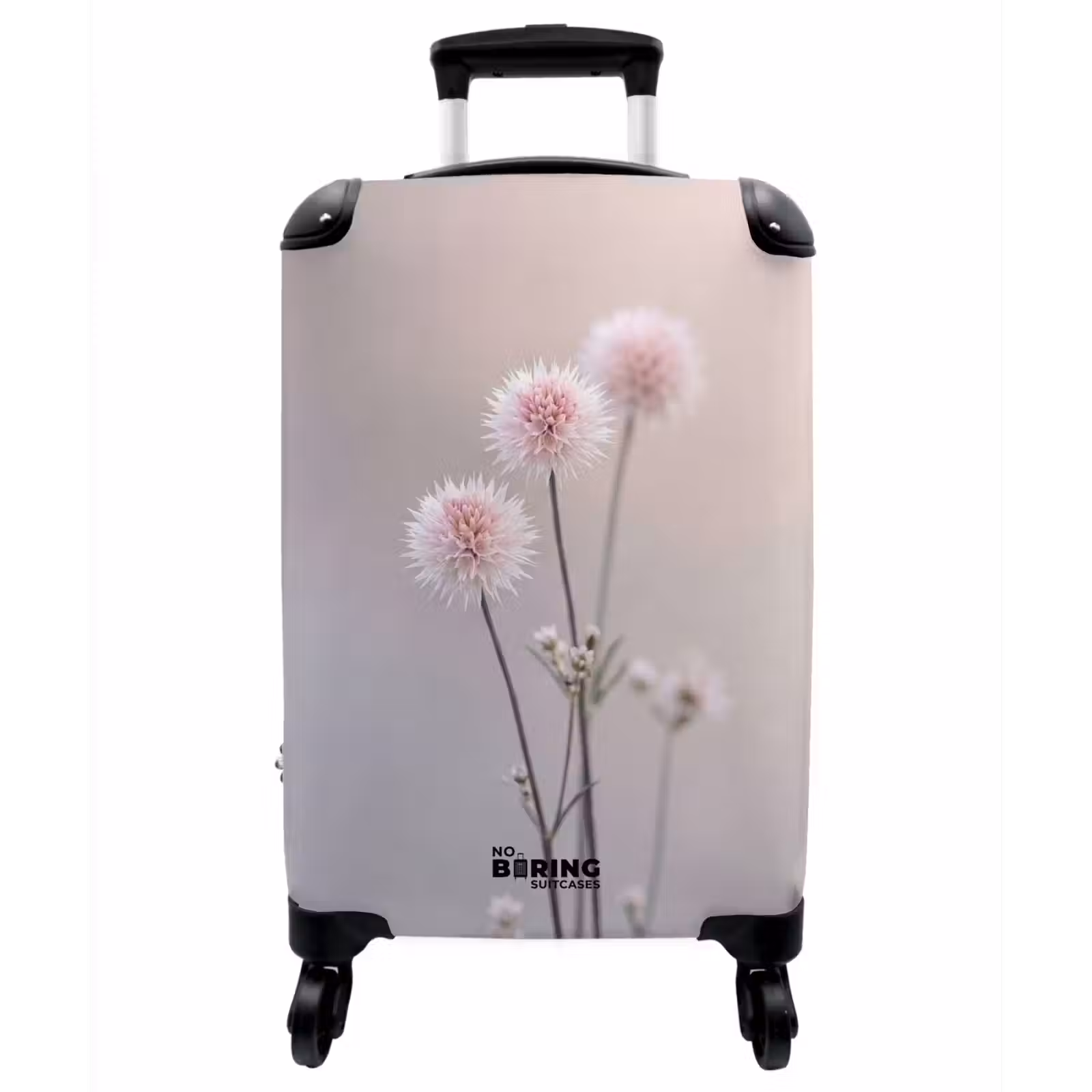 Koffer - Blumen – Blumenzwiebeln – Rosa - Bloemen - Bollen - Roze NBS - Handbagage koffer - Vrouwen middel