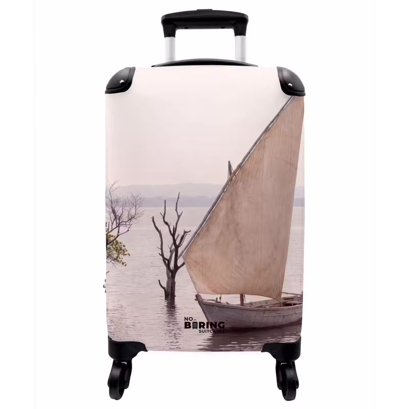 Koffer - Boot – Segeln – Wasser – Tropisch – Natur - Boot - Zeil - Water - Tropisch - Natuur NBS - Handbagage koffer - Vrouwen middel