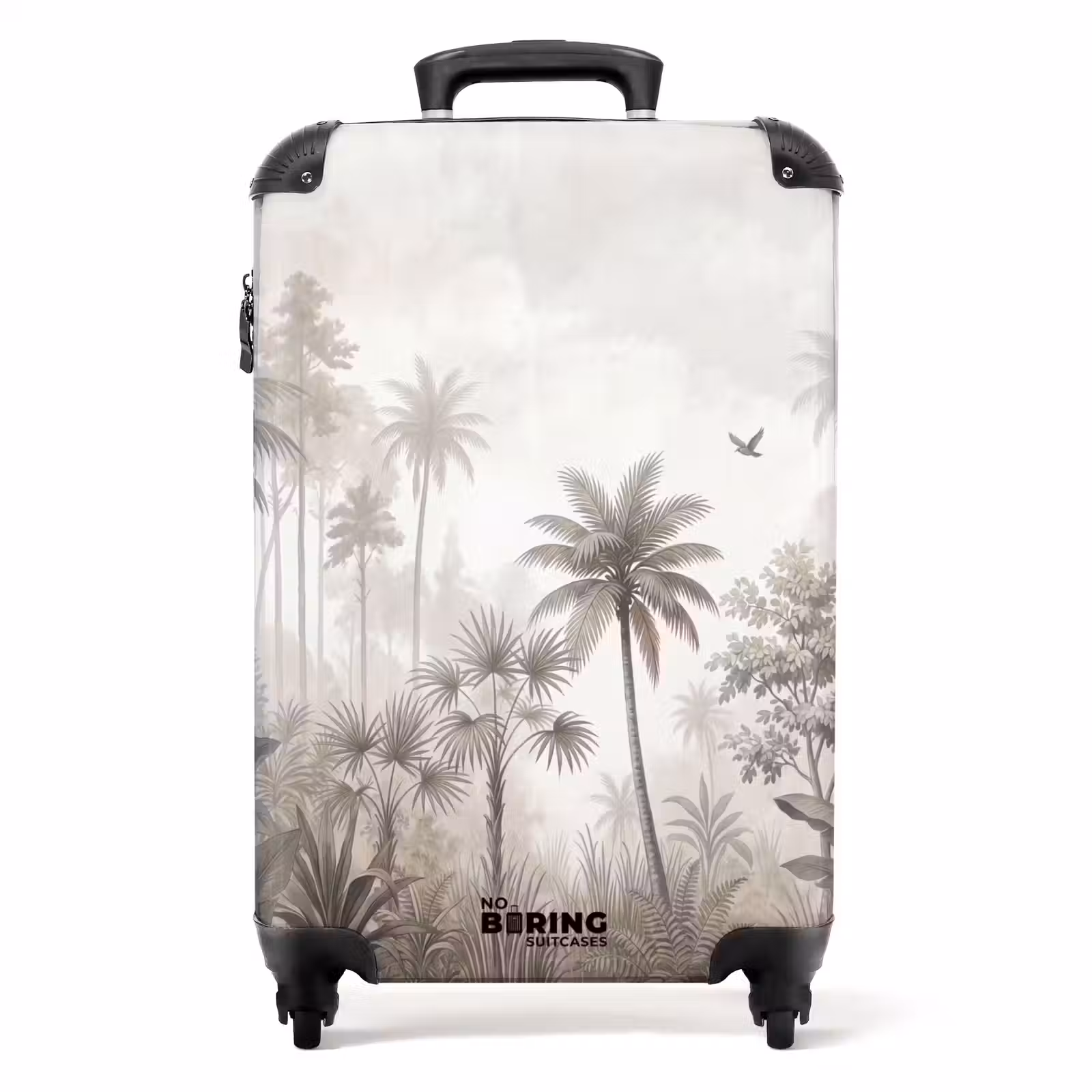 Koffer - Dschungel – Palmen – Natur - Jungle - Palmbomen - Natuur NBS - Handbagage koffer - Volwassenen Unisex middel
