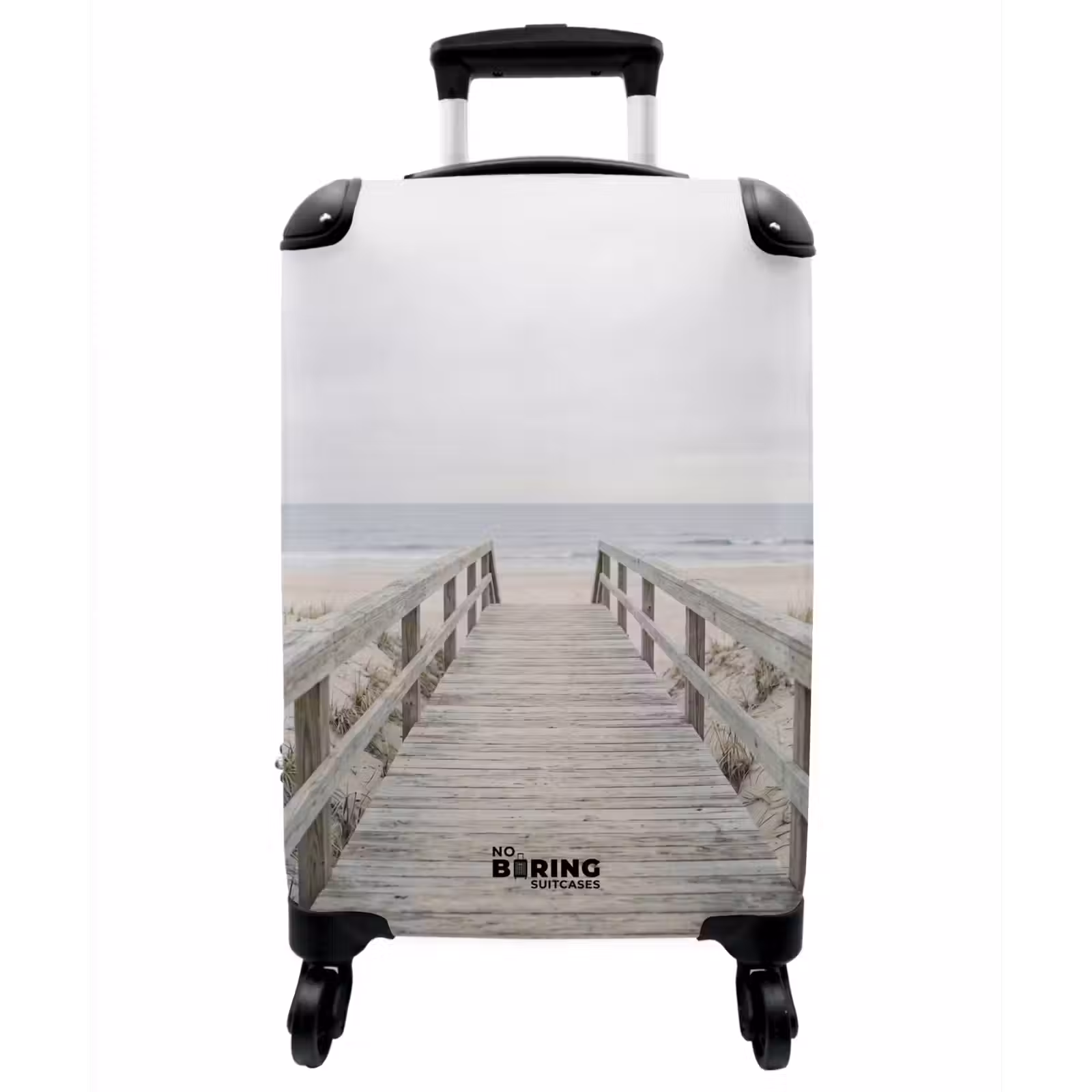 Koffer - Dünen – Holzsteg – Ozean - Duinen - Vlonder - Oceaan NBS - Handbagage koffer - Vrouwen middel