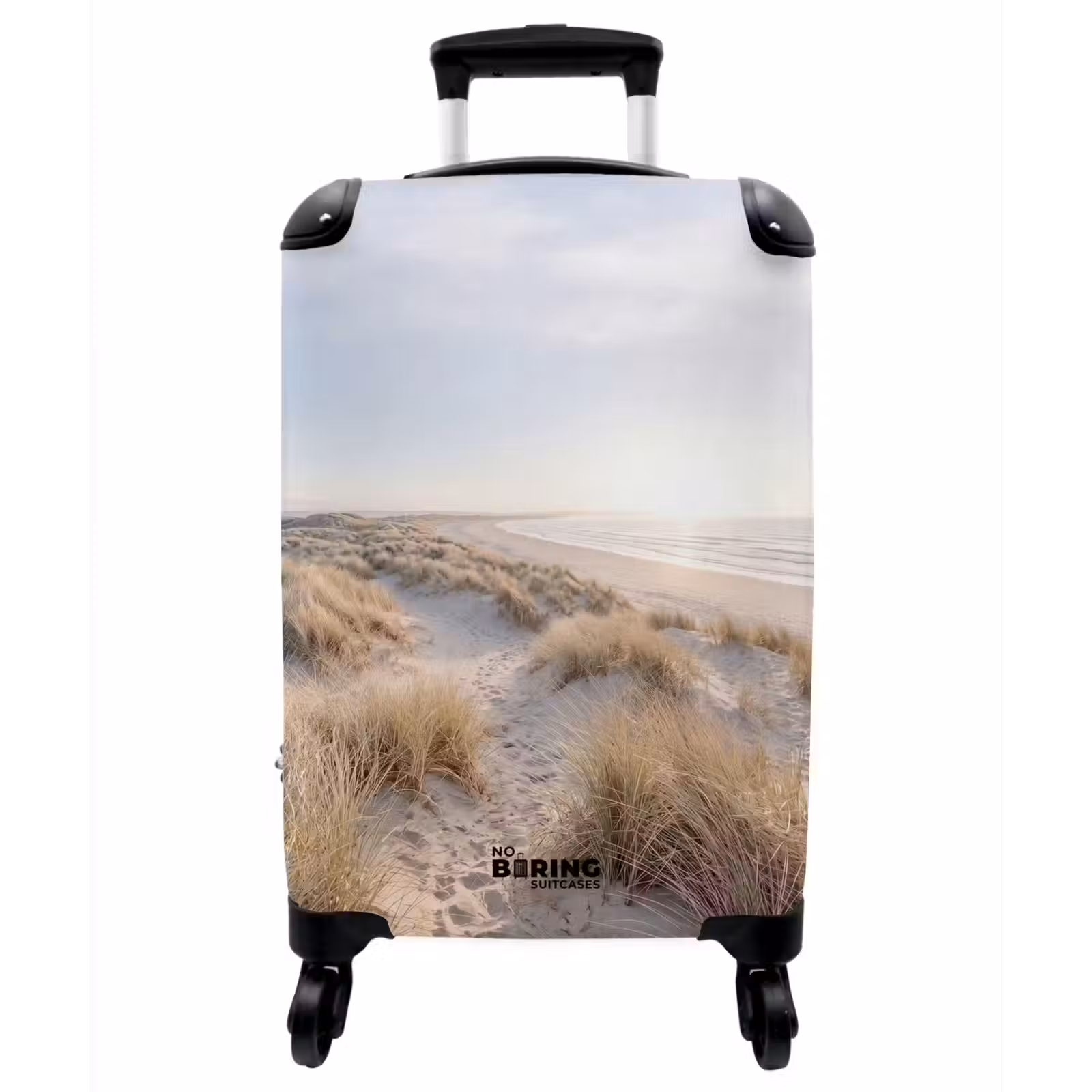 Koffer - Dünen – Strand – Beige - Duinen - Strand - Beige NBS - Handbagage koffer - Vrouwen middel