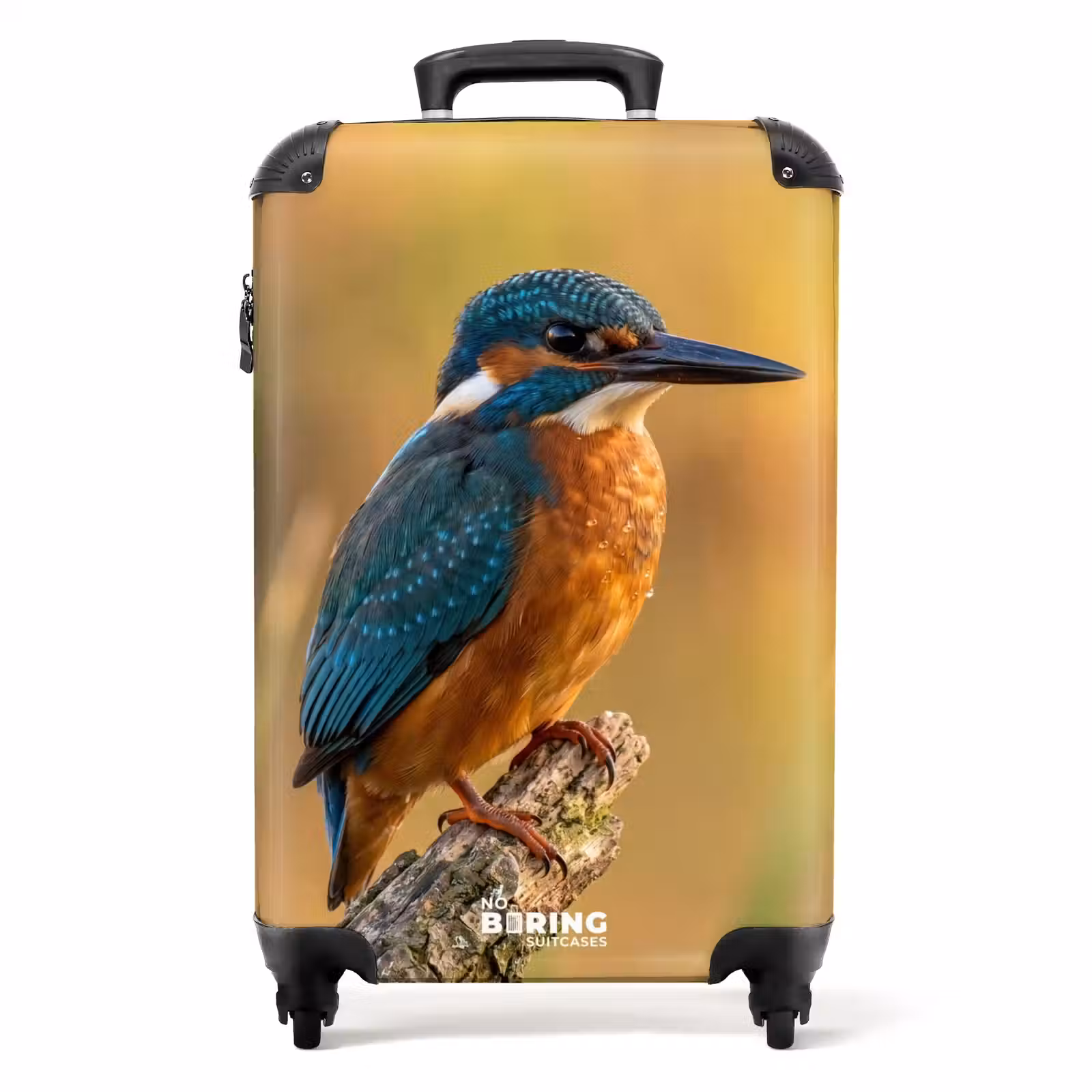 Koffer - Eisvogel – Ast – Wasser – Bunt – Lebhaft - IJsvogel - Tak - Water - Kleurrijk - Levendig NBS - Handbagage koffer - Volwassenen Unisex middel