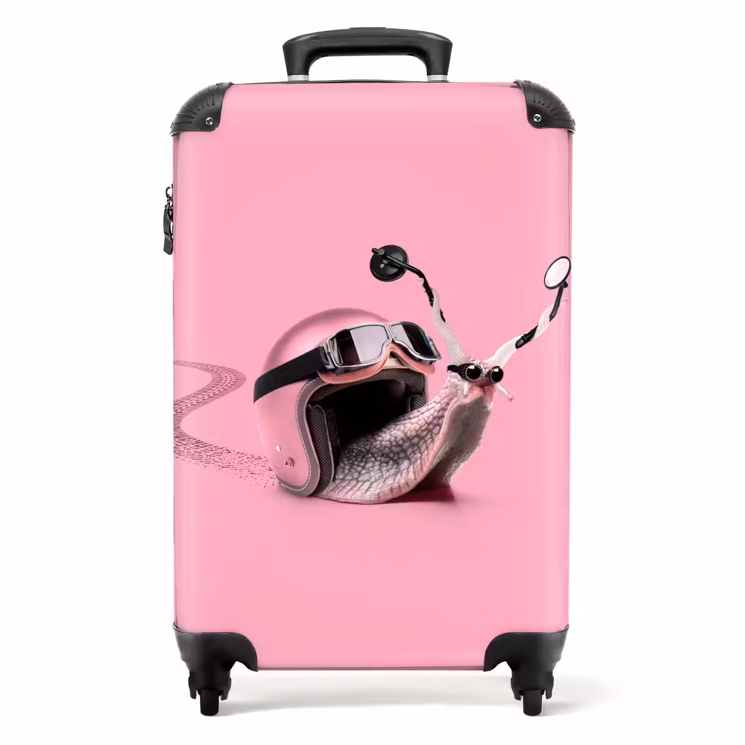 Escar-Go - Roze NBS - Handbagage koffer - Unisex middel -productfoto_recht