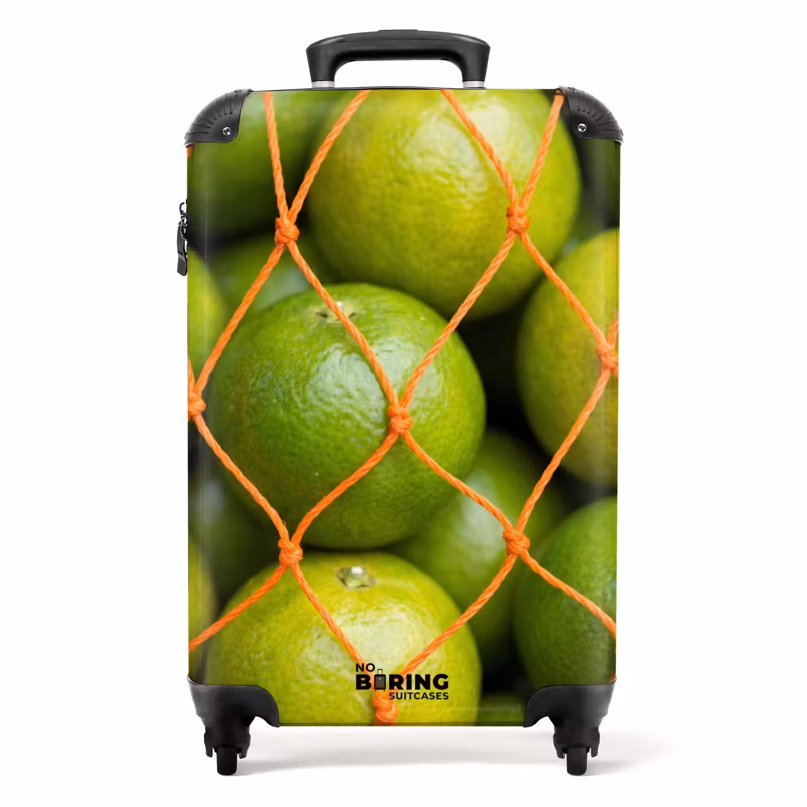 Koffer - Essen – Netz – Grün – Markt - Eten - Net - Groen - Markt NBS - Handbagage koffer - Volwassenen Unisex middel