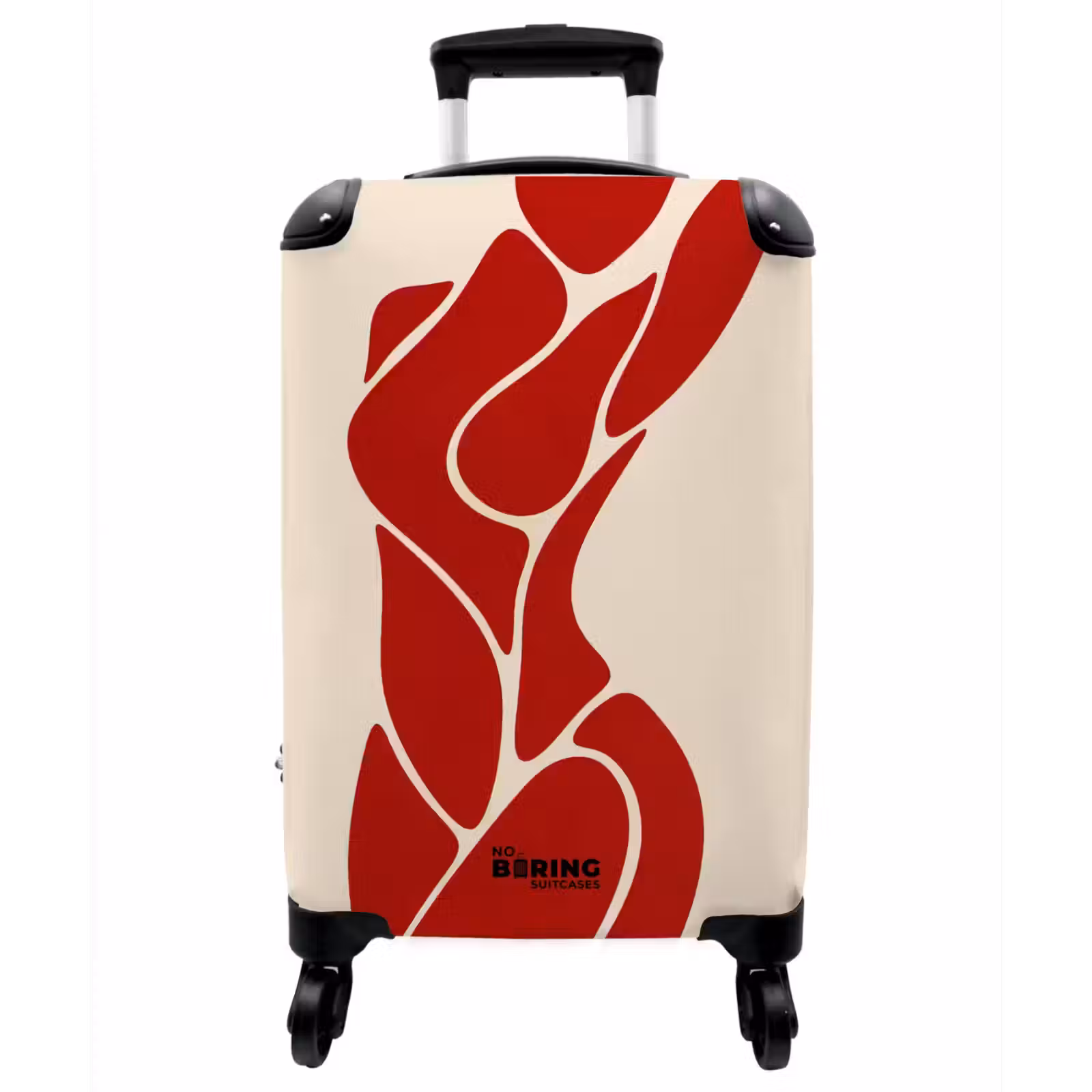 Koffer - Frau – Figur – Abstrakt – Modern – Rot - Vrouw - Figuur - Abstract - Modern - Rood NBS - Handbagage koffer - Vrouwen middel