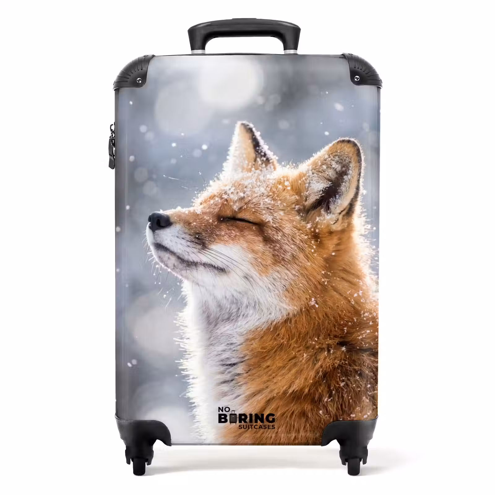 Koffer - Fuchs – Schneefall – Porträt – Winter – Stimmungsvoll - Vos - Sneeuwval - Portret - Winter - Sfeervol NBS - Handbagage koffer - Volwassenen Unisex middel