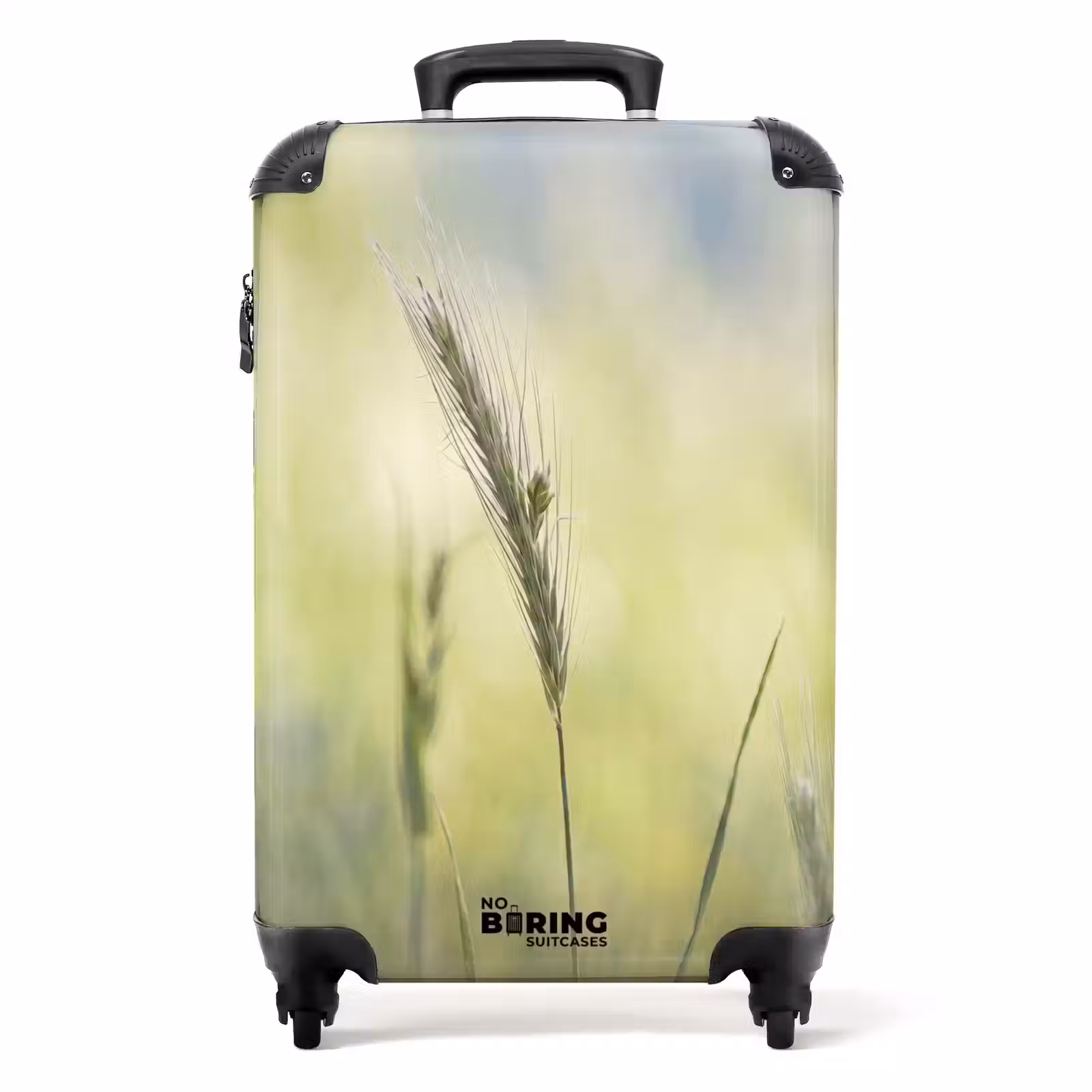 Koffer - Getreide – Ähre – Natur – Grün – Detail - Graan - Aar - Natuur - Groen - Detail NBS - Handbagage koffer - Volwassenen Unisex middel