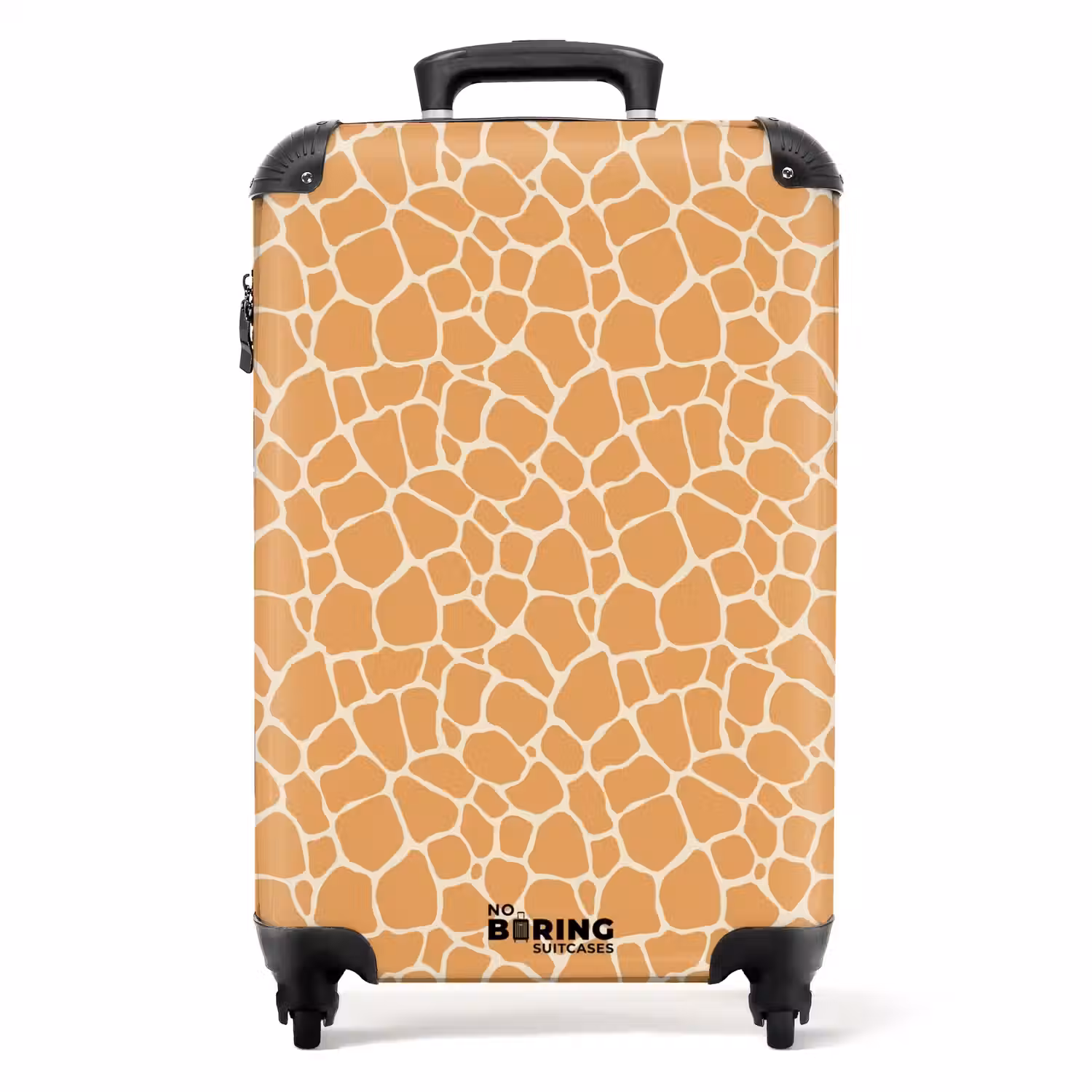 Giraffe geel mozaïek NBS - Handbagage koffer - Volwassenen Unisex middel -productfoto_recht