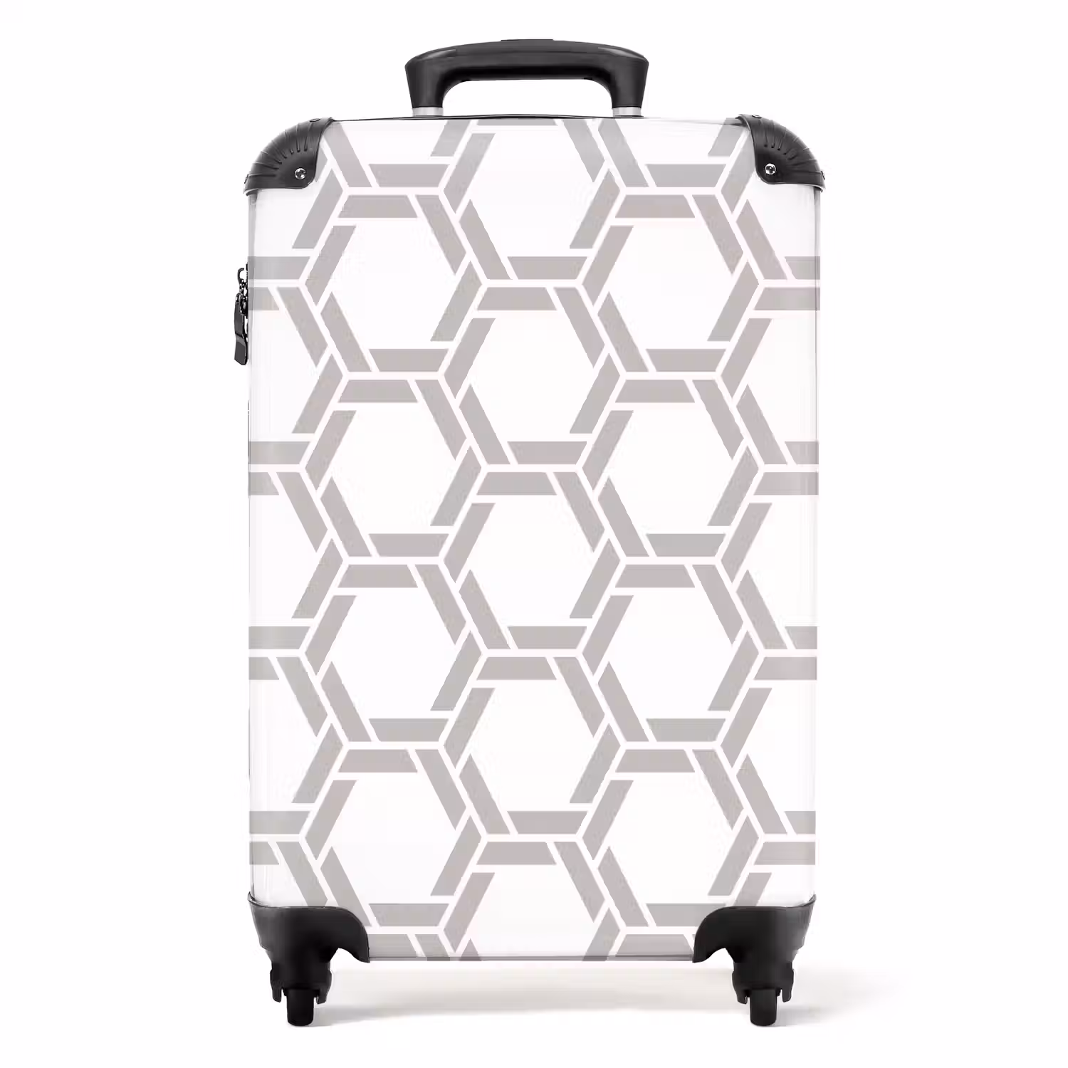 Grafisch - Patroon - Modern NBS - Handbagage koffer - Kinderen Unisex middel 644 -productfoto_recht