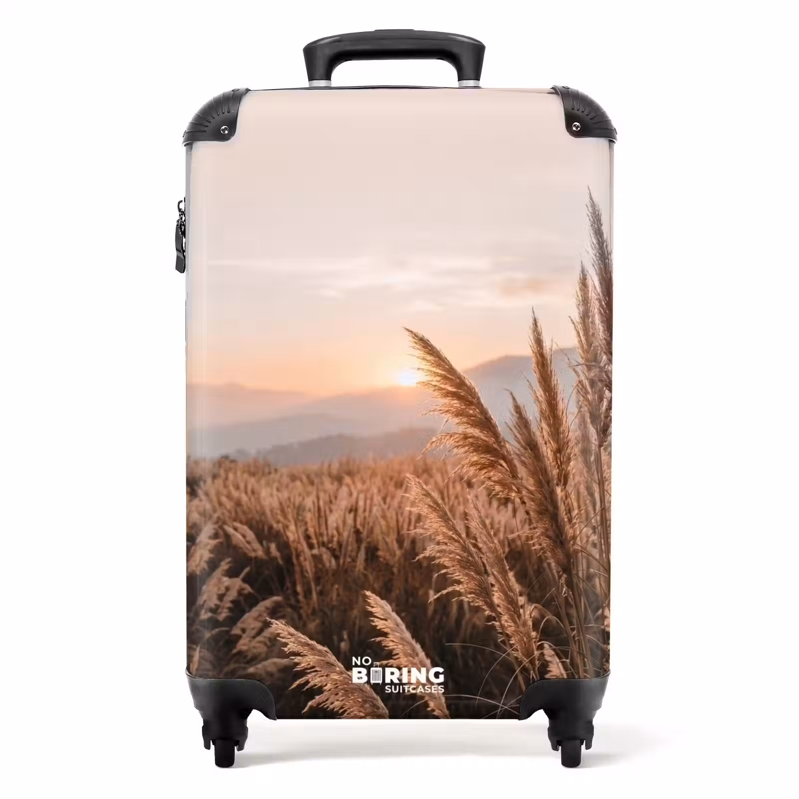 Koffer - Gras – Feld – Sonne – Natur - Gras - Veld - Zon - Natuur NBS - Handbagage koffer - Volwassenen Unisex middel