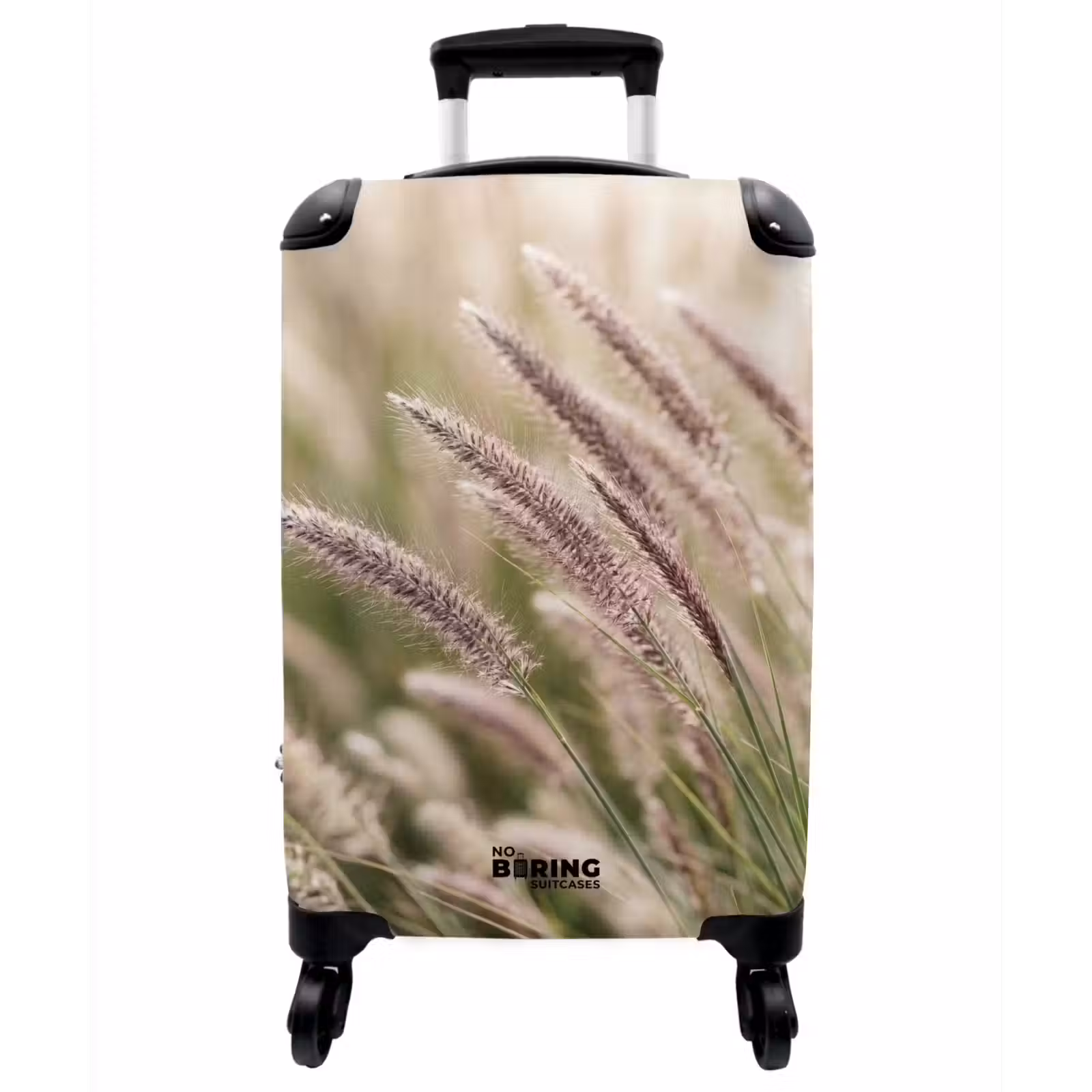 Koffer - Gras – Nahaufnahme – Grün - Gras - Close up - Groen NBS - Handbagage koffer - Vrouwen middel