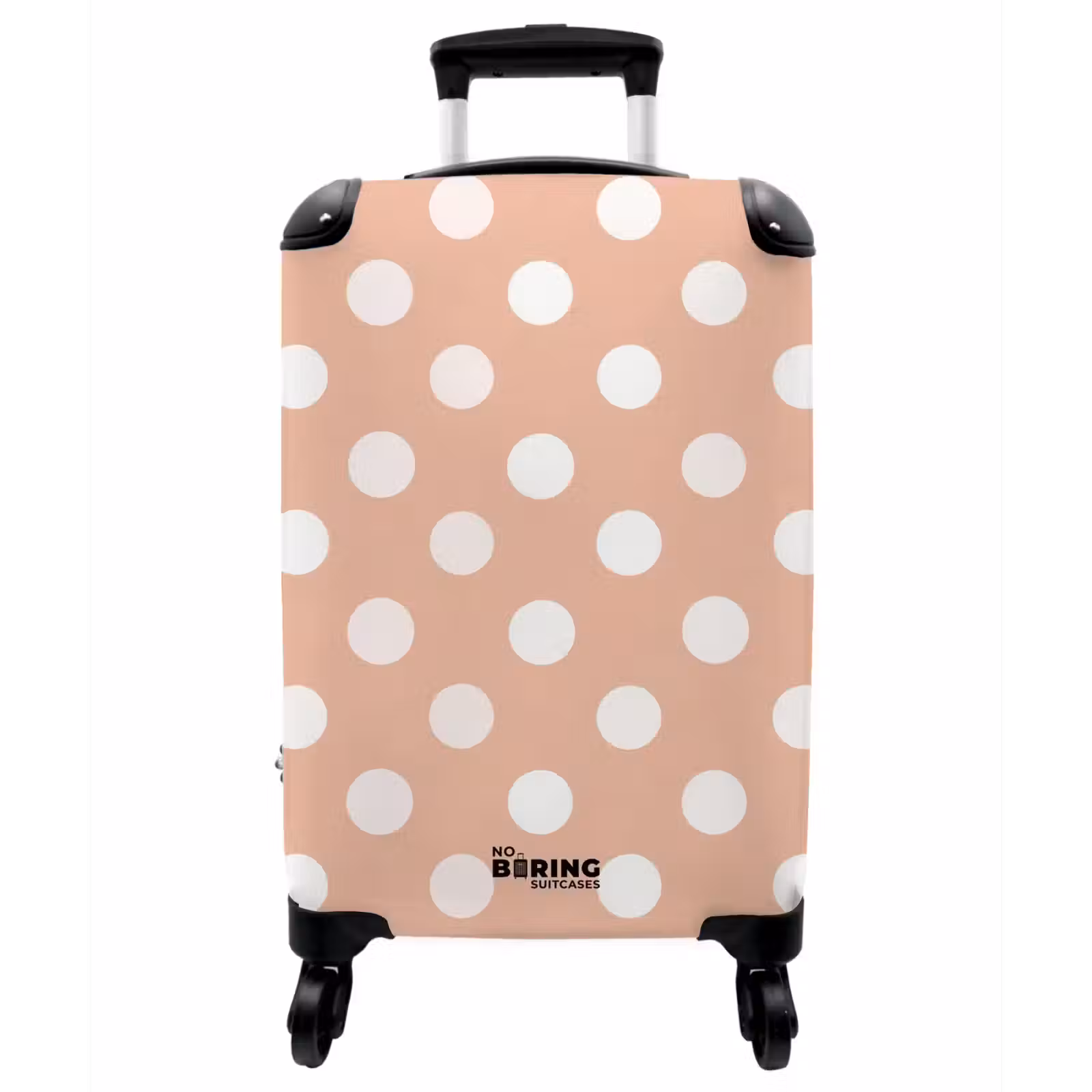 Koffer - Klassik – Polka – Pfirsich - Klassiek - Polka - Perzik NBS - Handbagage koffer - Vrouwen middel
