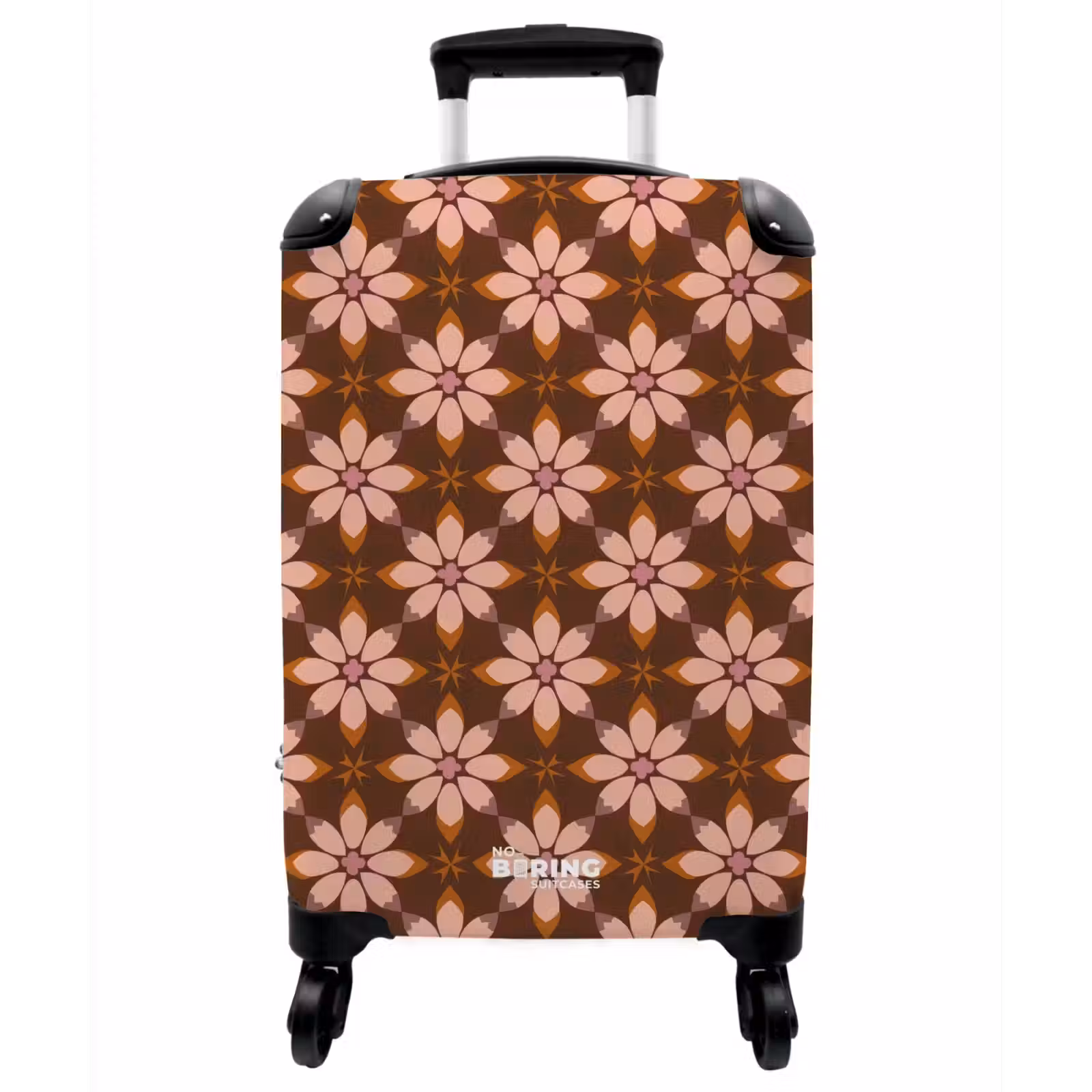 Koffer - Klassisch – Retro – Braun - Klassiek - Retro - Bruin NBS - Handbagage koffer - Vrouwen middel