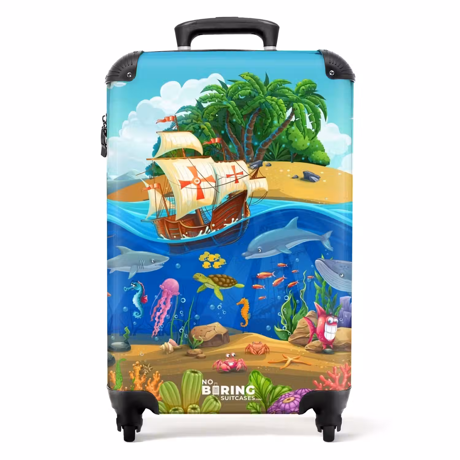 Koraalkaper NBS - Handbagage koffer - Unisex middel -productfoto_recht