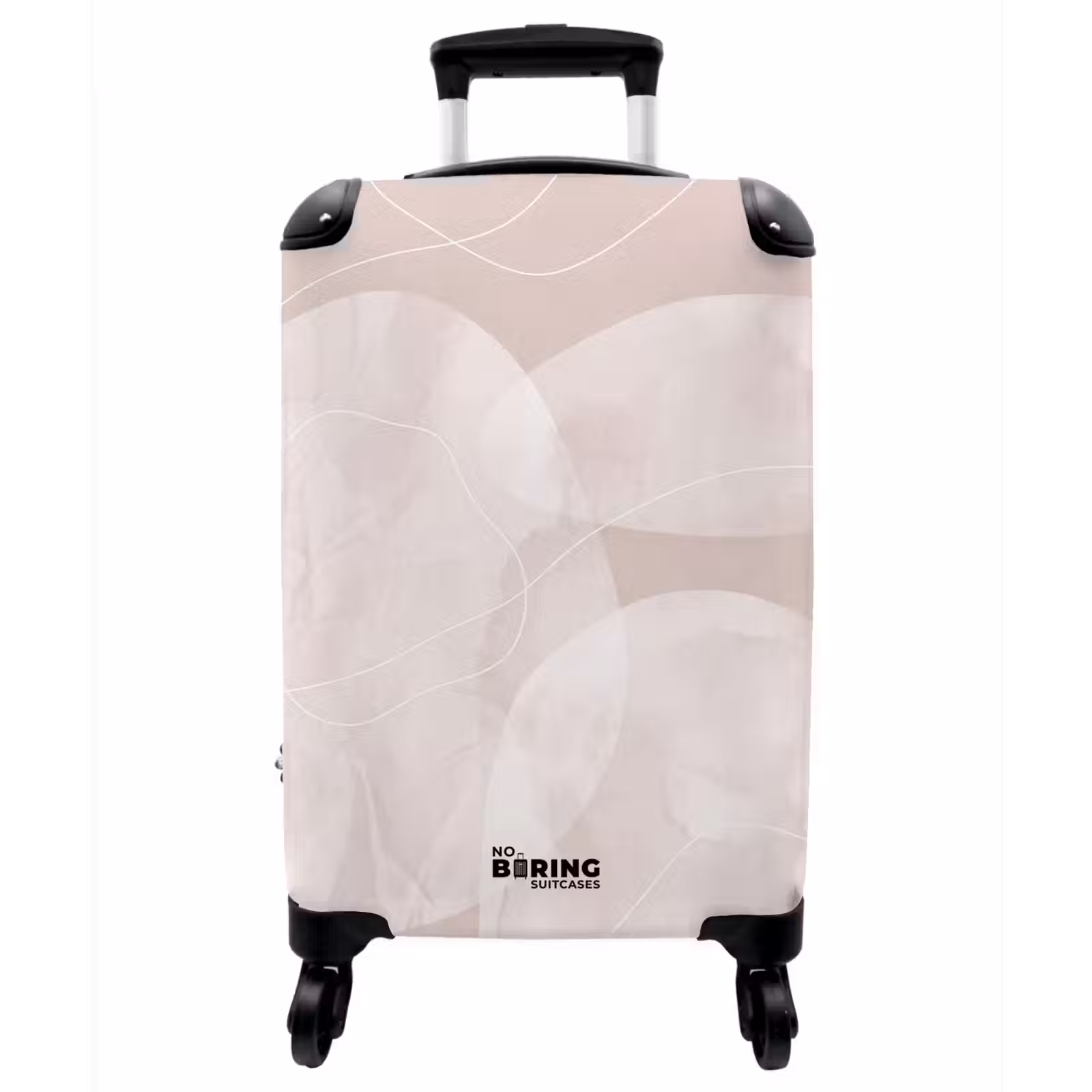 Koffer - Kunst – Linien – Modern - Kunst - Lijnen - Modern NBS - Handbagage koffer - Vrouwen middel