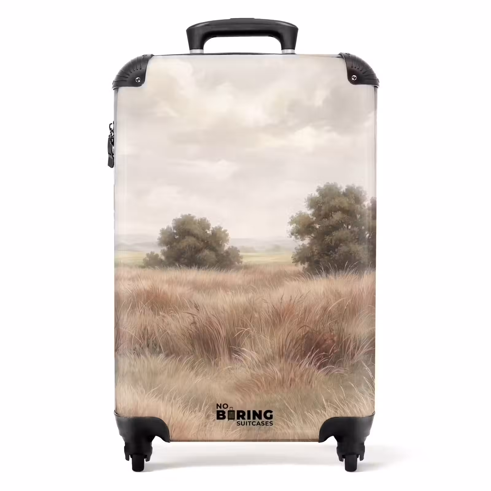 Koffer - Landschaft – Minimalistisch – Beige - Landschap - Minimalistisch - Beige NBS - Handbagage koffer - Volwassenen Unisex middel
