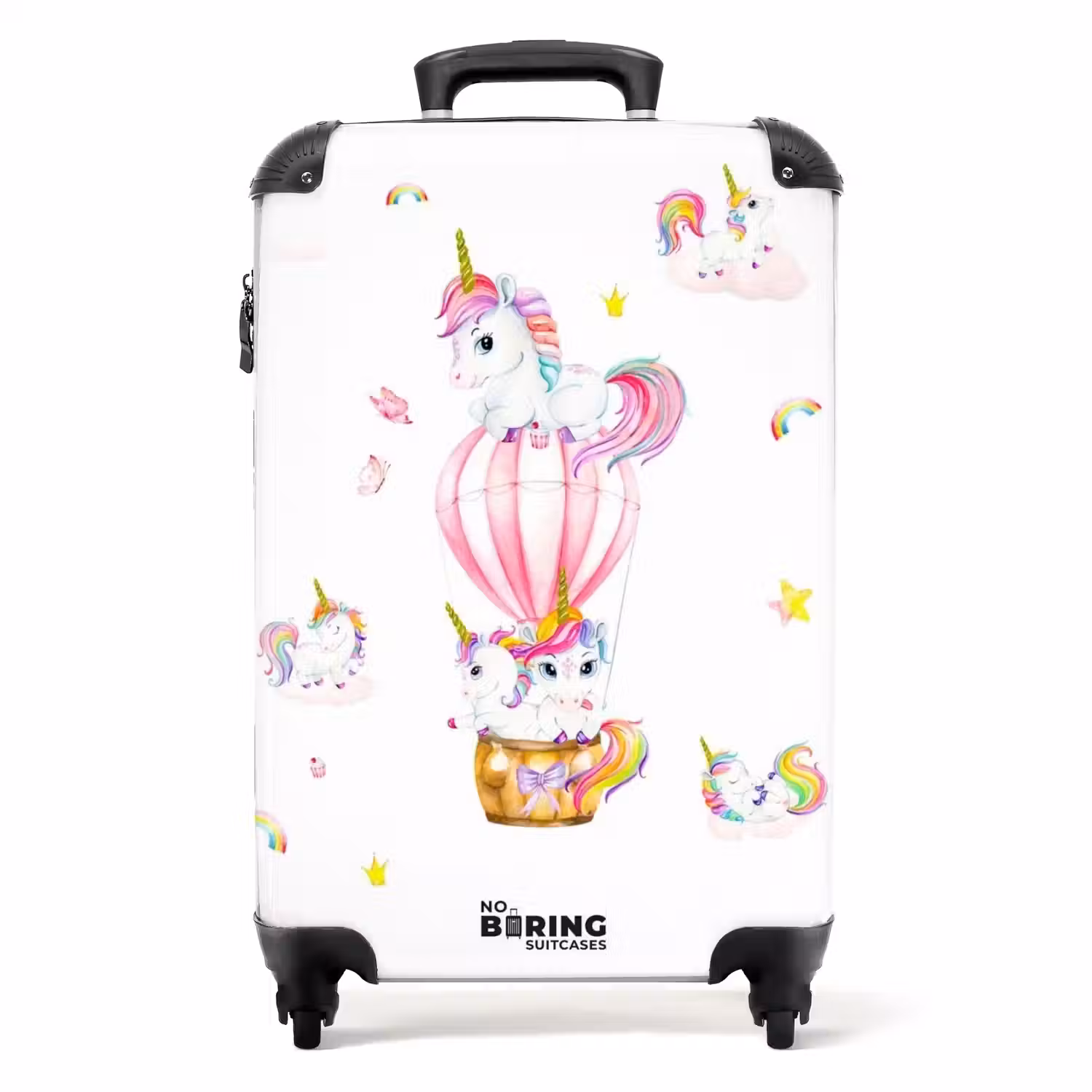 Luchtige eenhoorns NBS - Handbagage koffer - Unisex middel -productfoto_recht