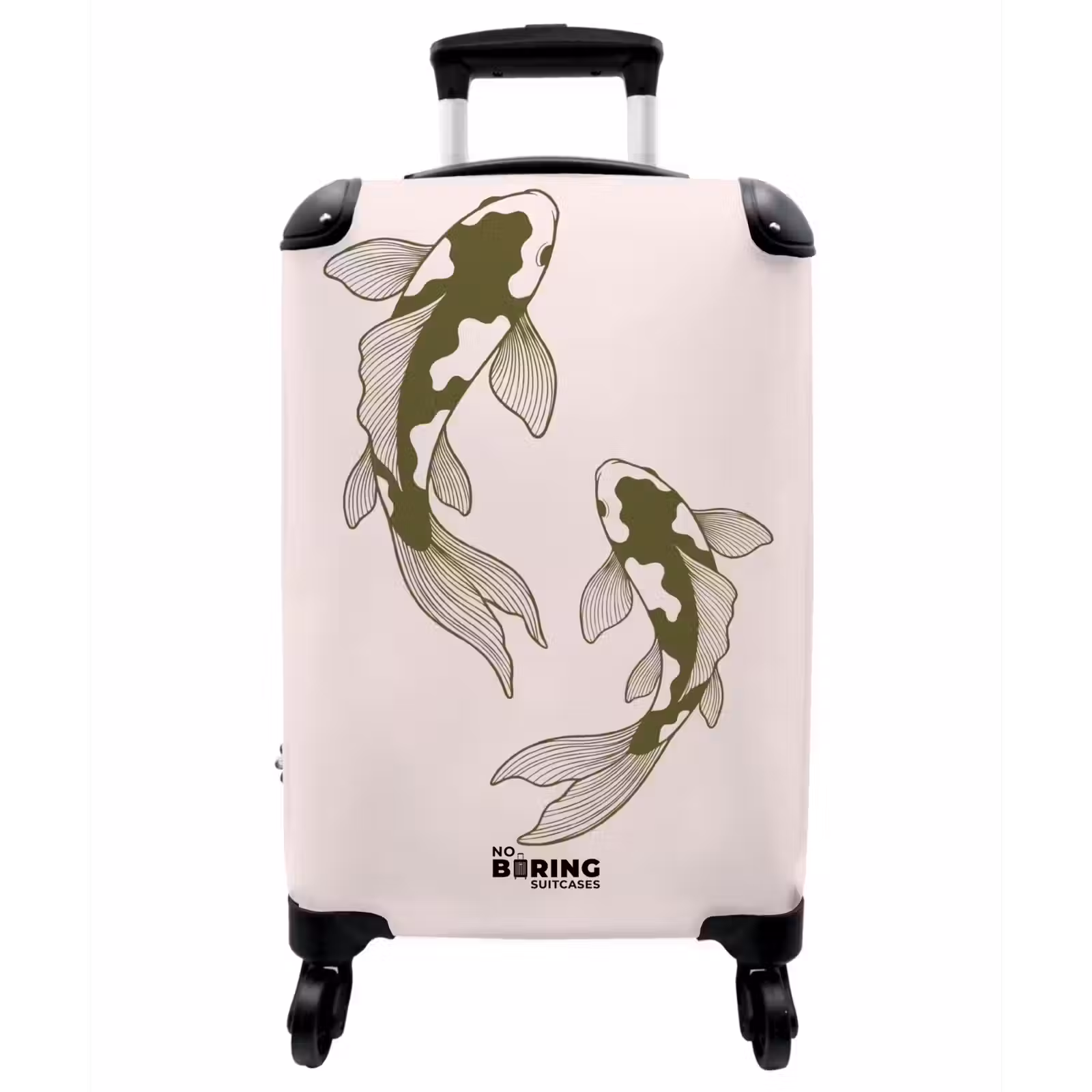 Koffer - Menschen – Tanzen – Party – Vintage – Grün - Mensen - Dansend - Feest - Vintage - Groen NBS - Handbagage koffer - Vrouwen middel