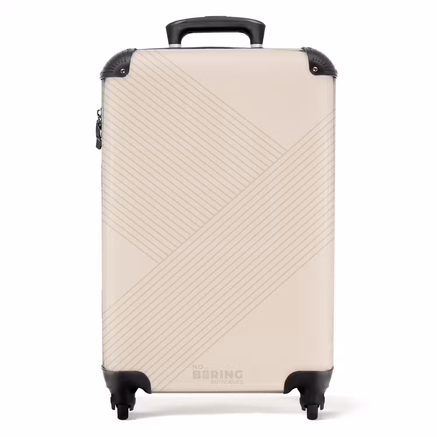 Minimal - Kruisende lijnen op NBS - Handbagage koffer - Unisex middel -productfoto_recht