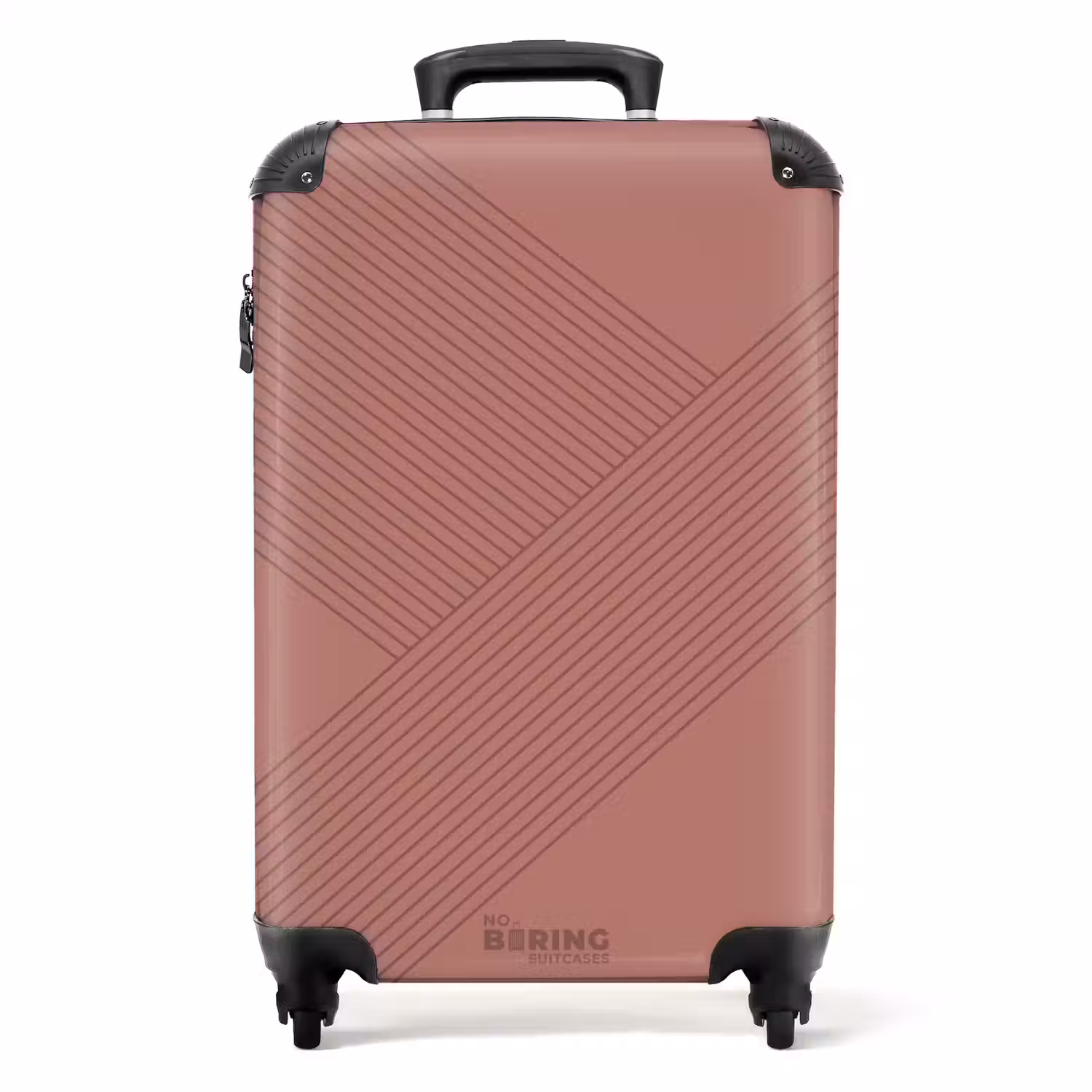 Minimal - Kruisende lijnen op NBS - Handbagage koffer - Unisex middel -productfoto_recht