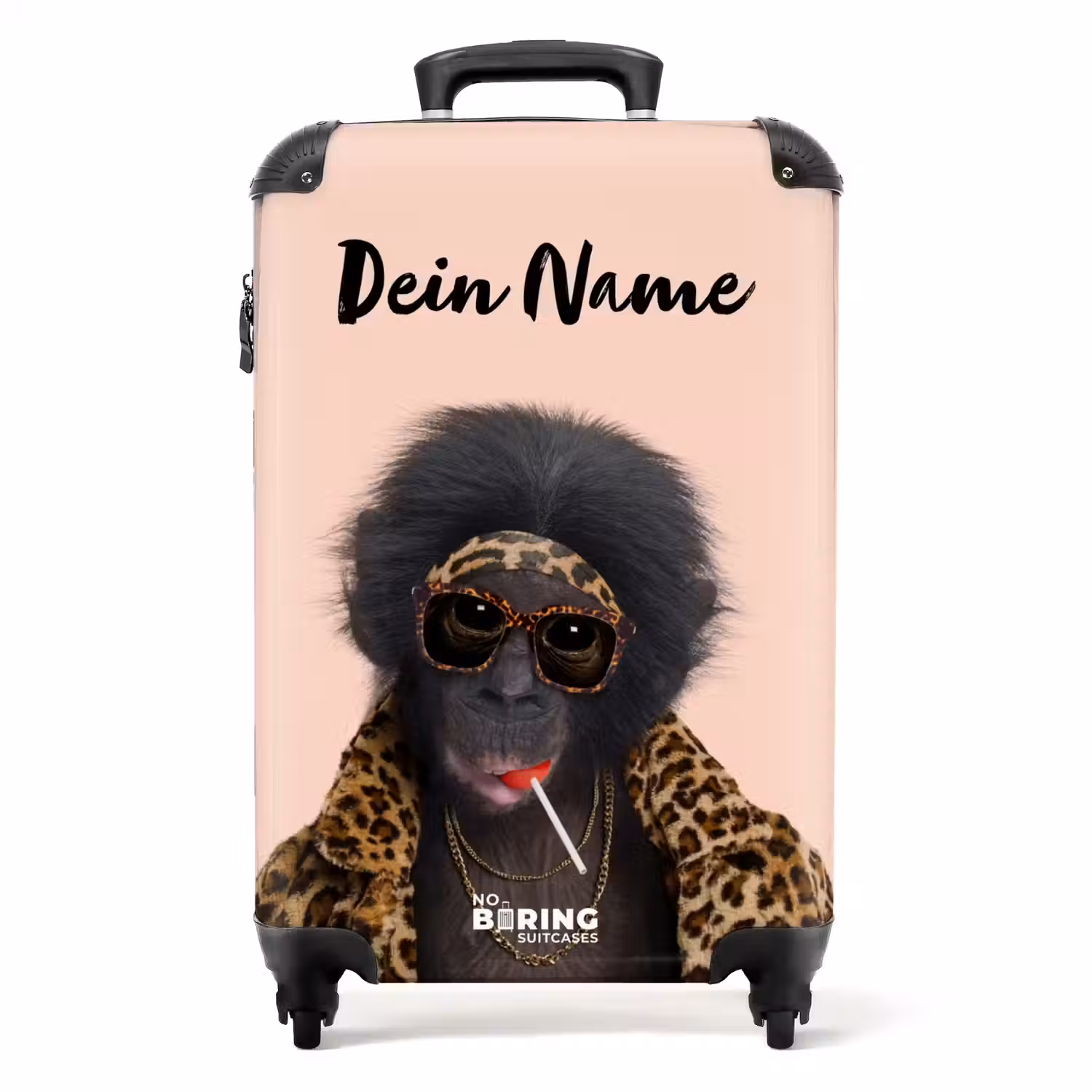 Aap met Loly NBS - Handbagage koffer - Kinderen Unisex middel -productfoto_recht