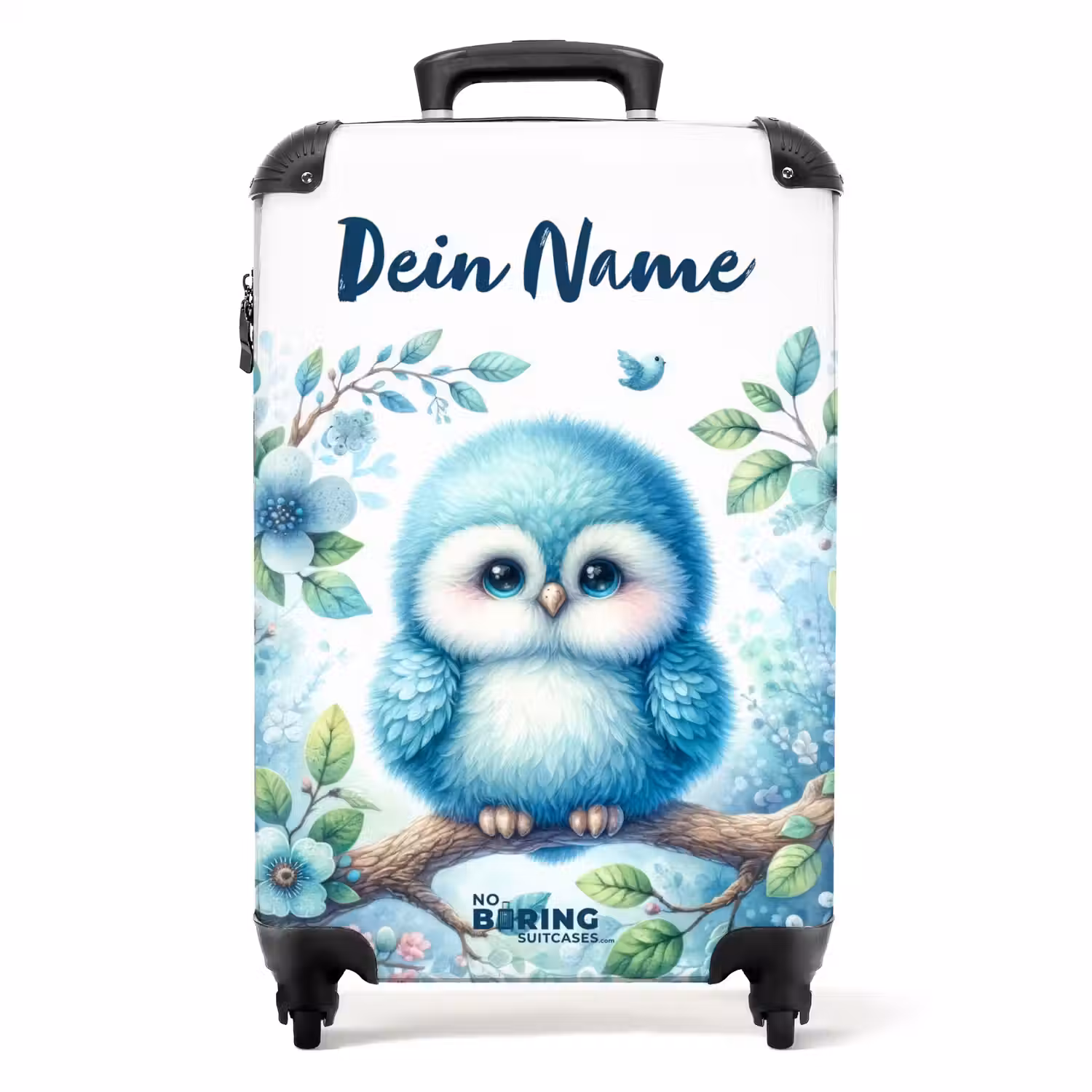 Boudewijn Blauwvacht NBS - Handbagage koffer - Kinderen Unisex middel -productfoto_recht