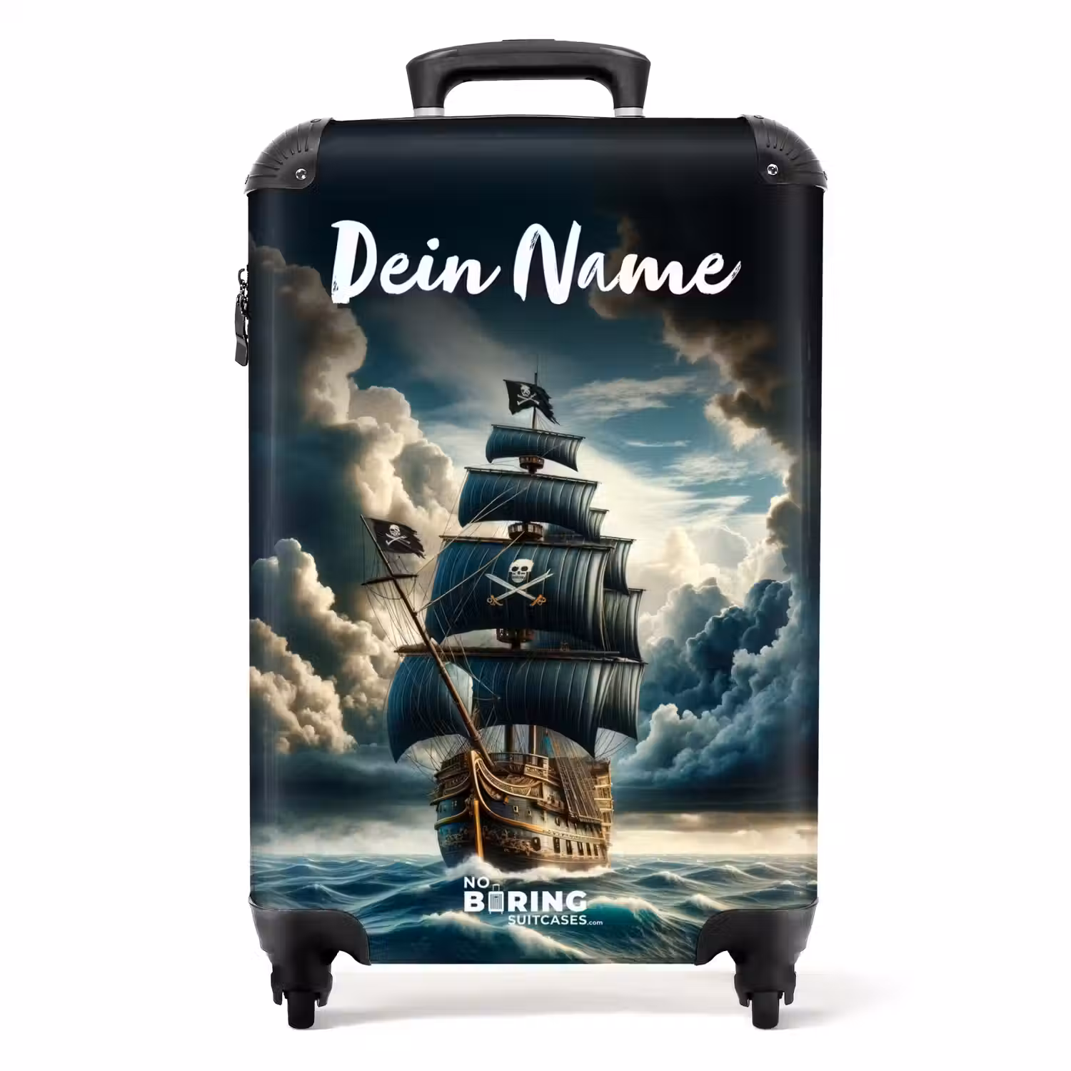 Duistere diamant NBS - Handbagage koffer - Kinderen Unisex middel -productfoto_recht