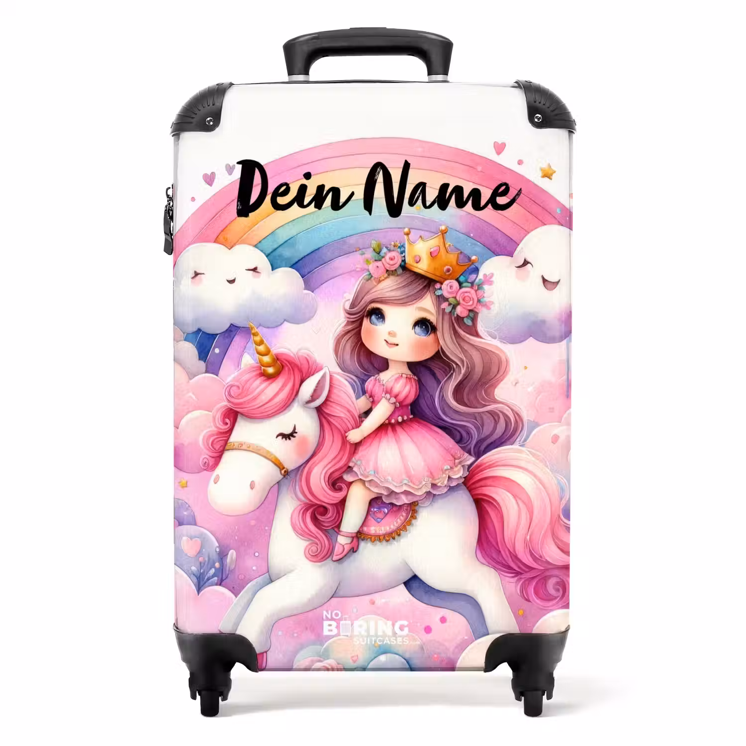 Eenhoorndromen NBS - Handbagage koffer - Kinderen Unisex middel -productfoto_recht