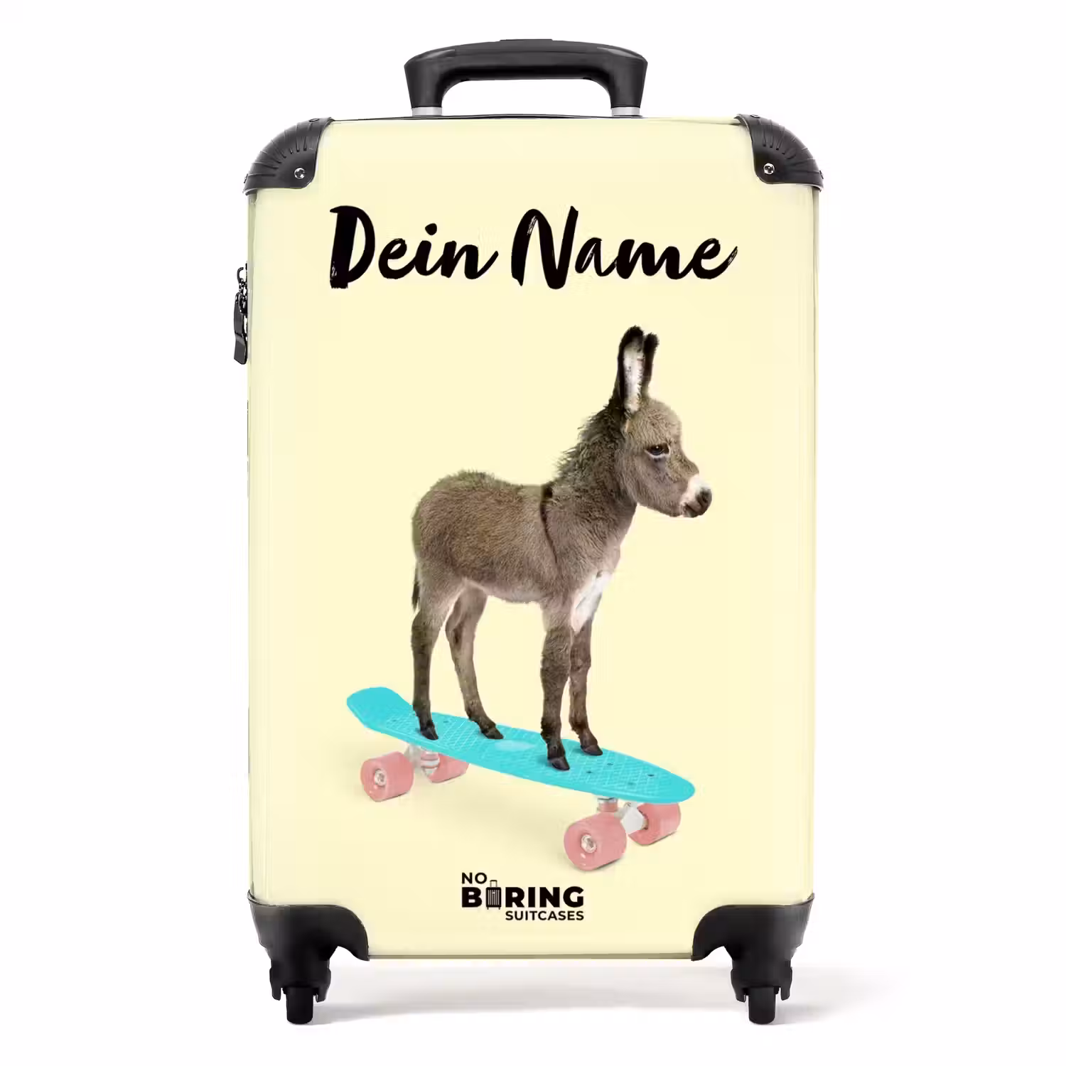 Ezeltje eropuit NBS - Handbagage koffer - Kinderen Unisex middel -productfoto_recht