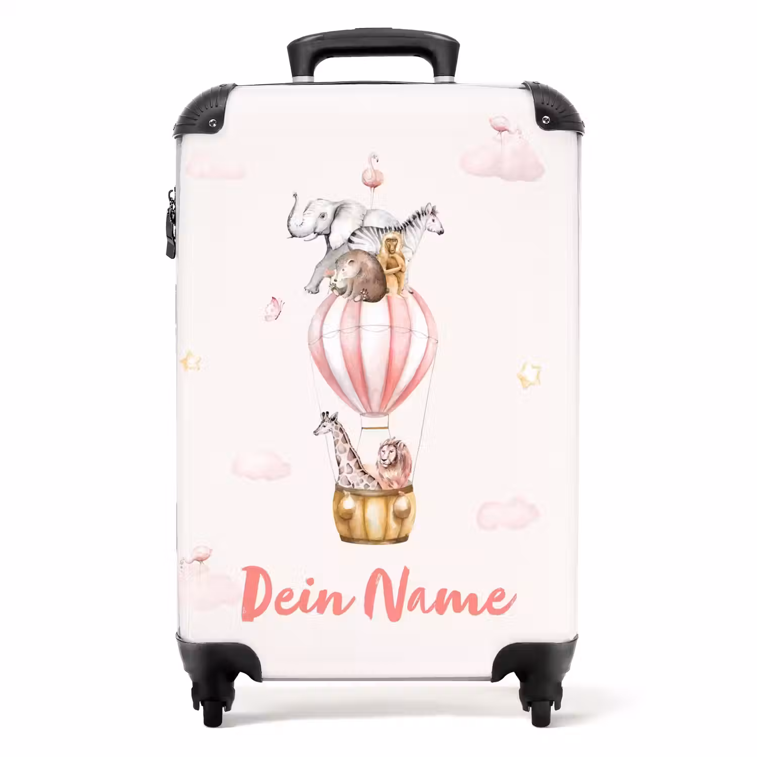 Vliegend circus NBS - Handbagage koffer - Kinderen Unisex middel -productfoto_recht