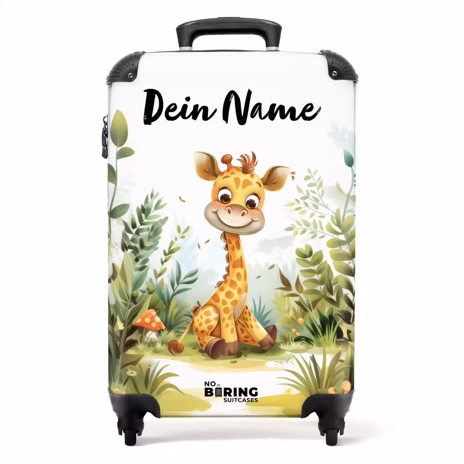 Guusje giraf NBS - Handbagage koffer - Kinderen Unisex middel -productfoto_recht